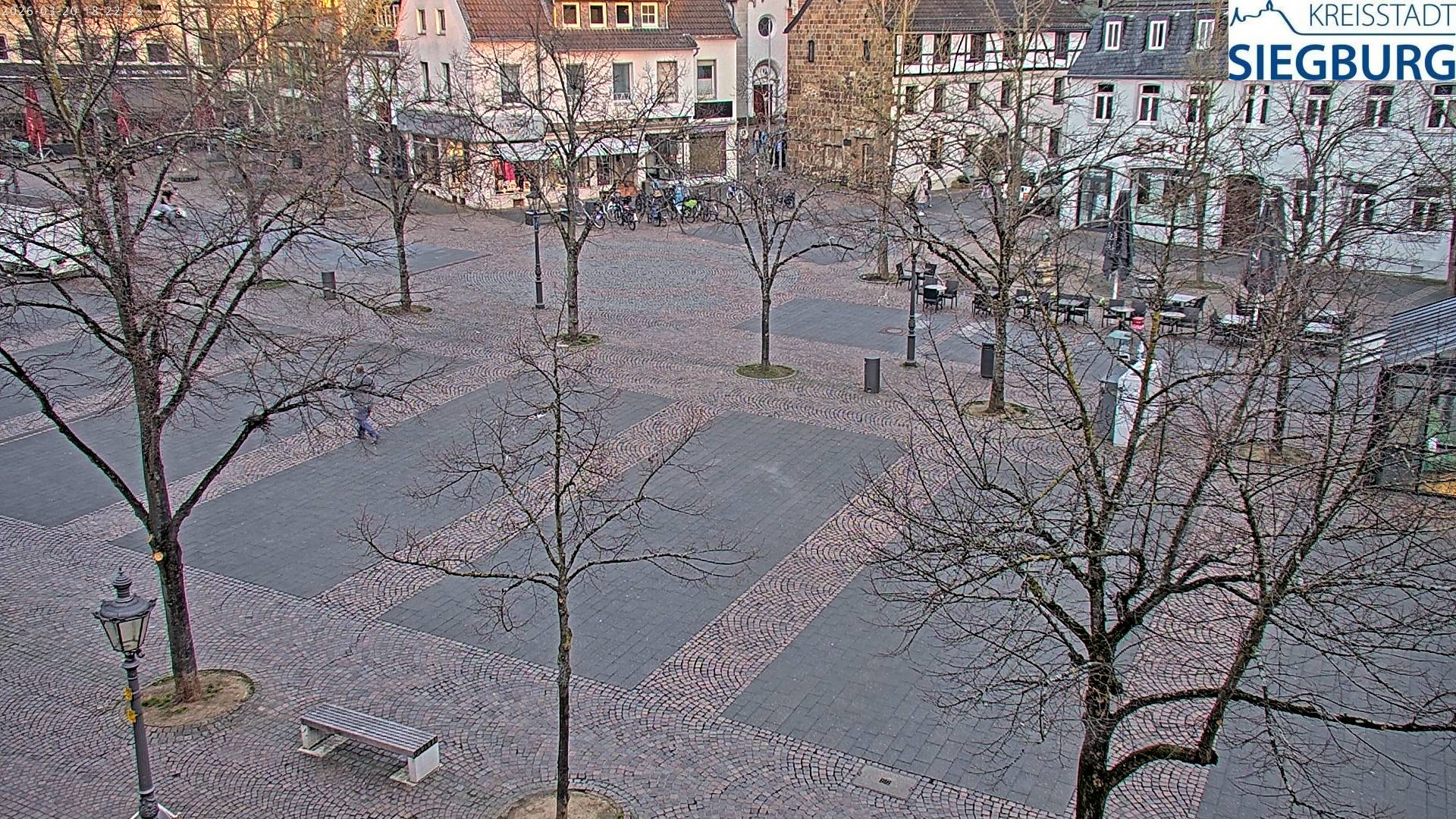 Archiv Foto Webcam Siegburg (Nordrhein-Westfalen) - Blick auf Marktplatz
