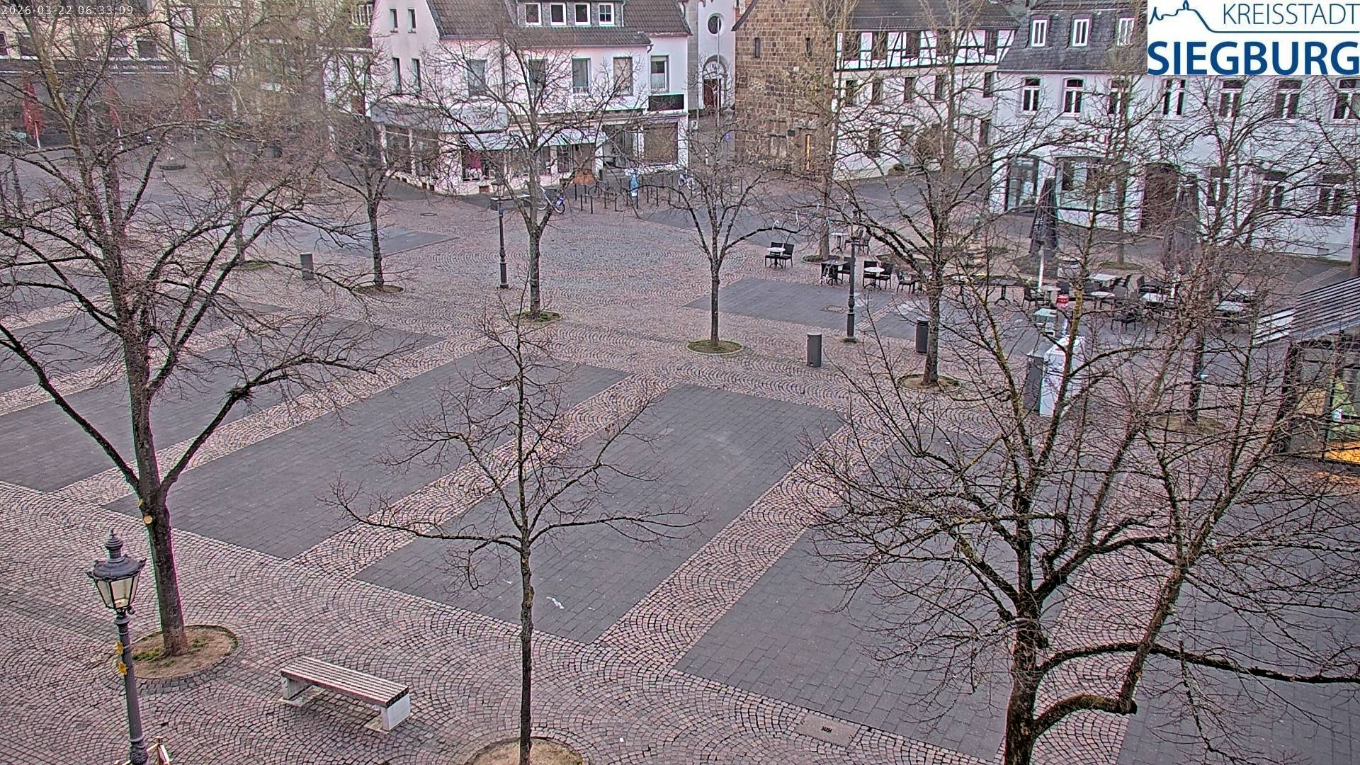 Archiv Foto Webcam Siegburg (Nordrhein-Westfalen) - Blick auf Marktplatz