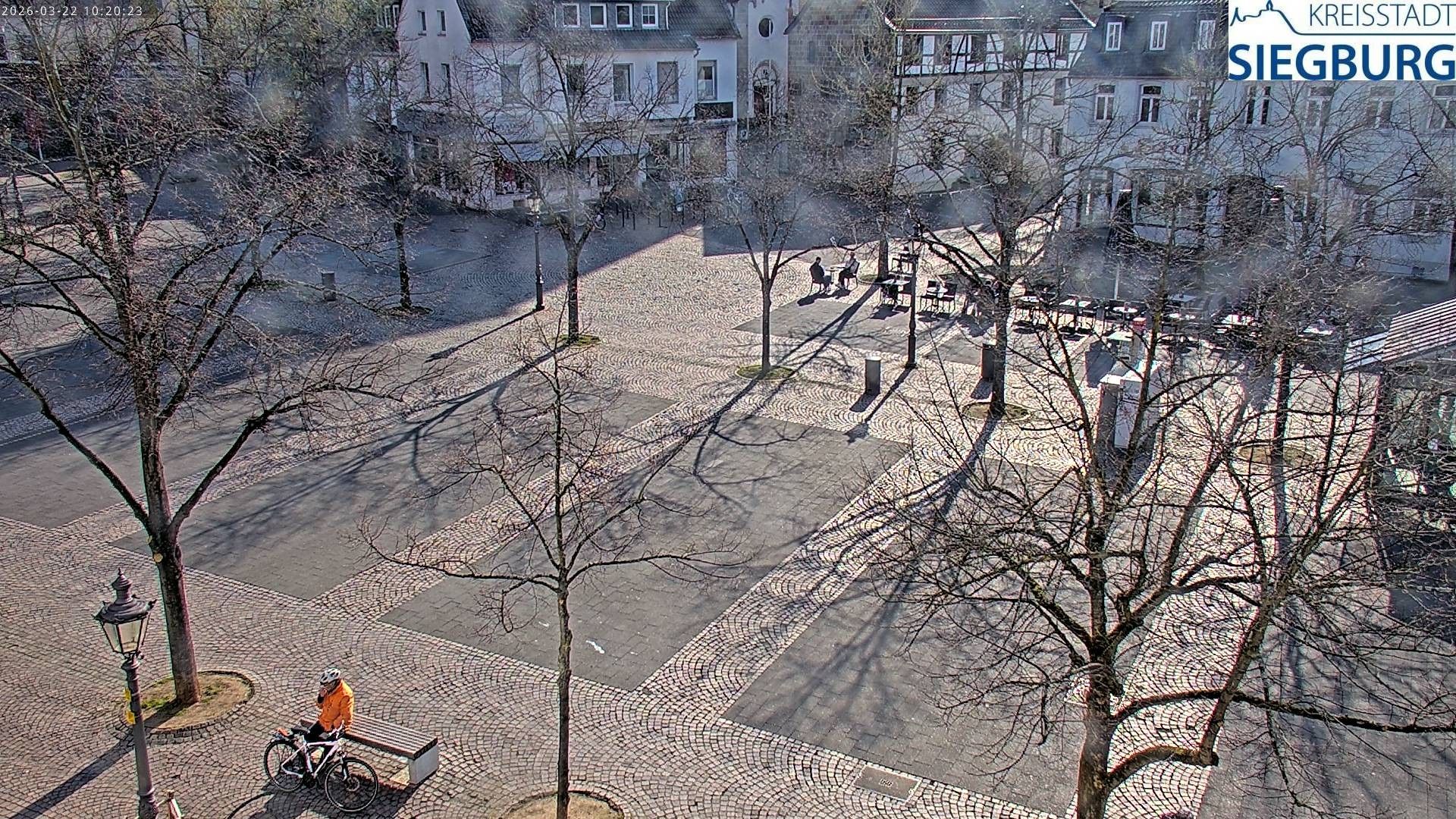 Archiv Foto Webcam Siegburg (Nordrhein-Westfalen) - Blick auf Marktplatz