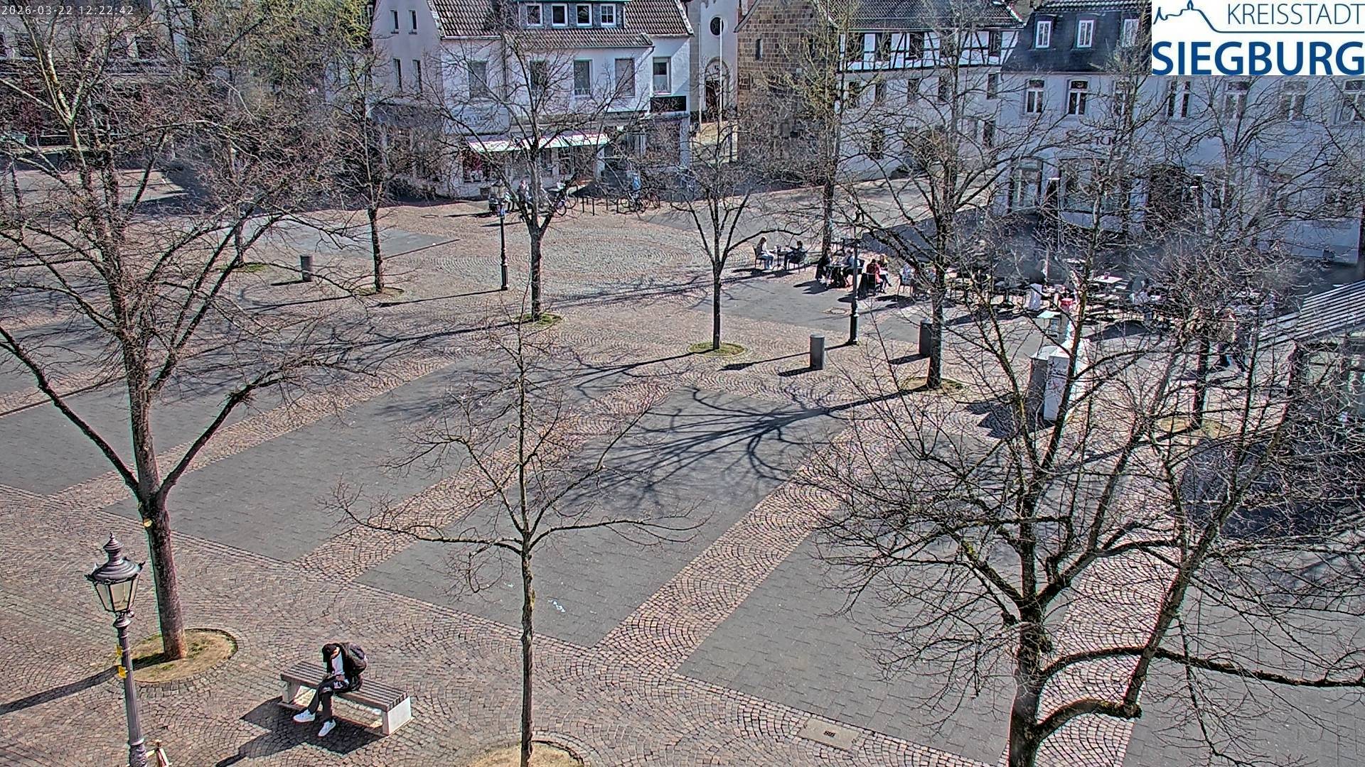 Archiv Foto Webcam Siegburg (Nordrhein-Westfalen) - Blick auf Marktplatz