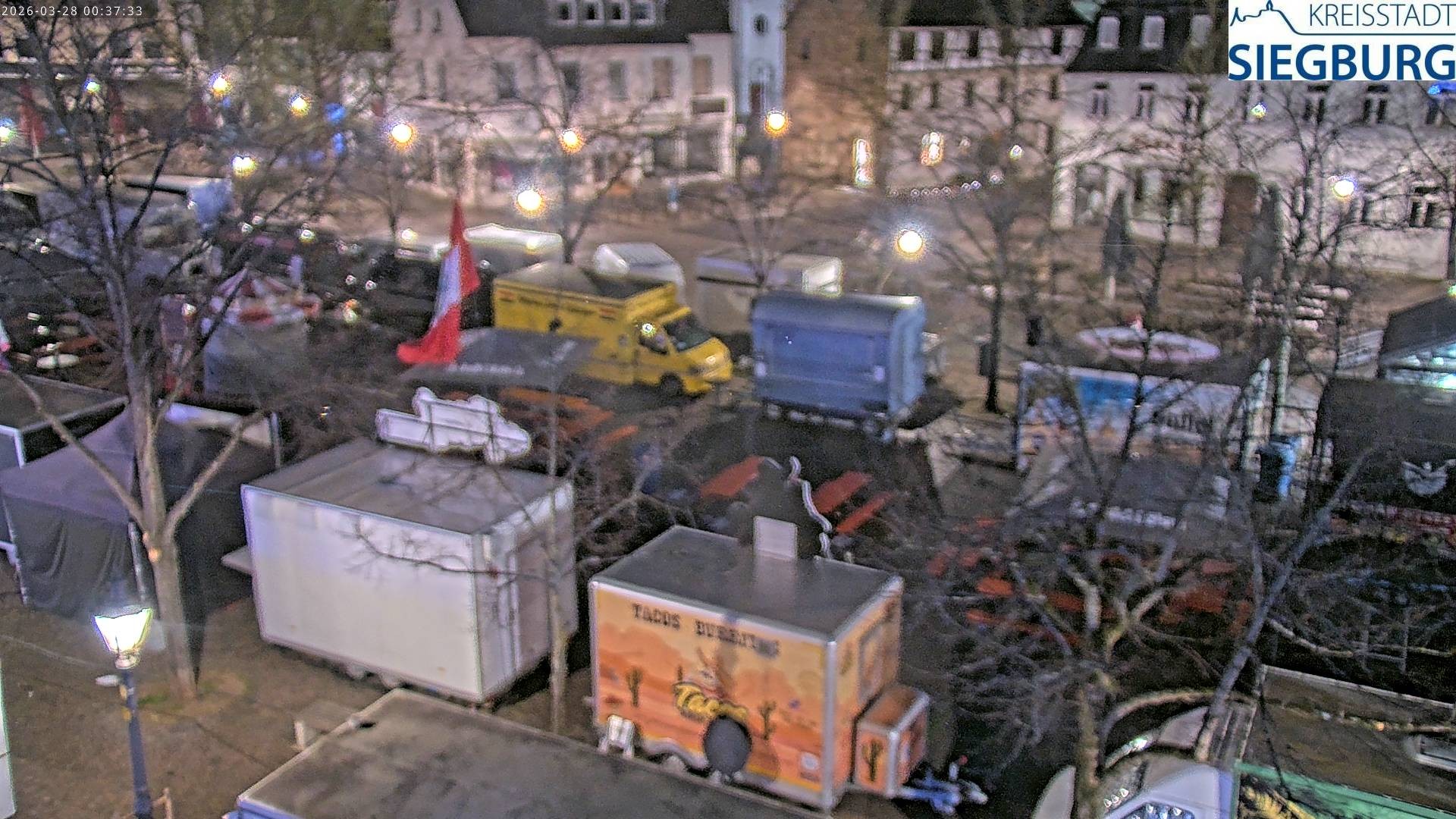 Archiv Foto Webcam Siegburg (Nordrhein-Westfalen) - Blick auf Marktplatz
