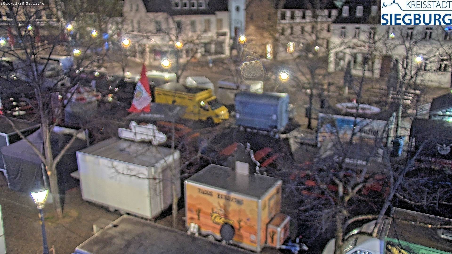 Archiv Foto Webcam Siegburg (Nordrhein-Westfalen) - Blick auf Marktplatz