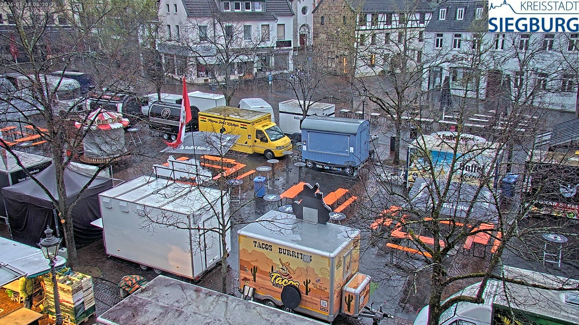 Archiv Foto Webcam Siegburg (Nordrhein-Westfalen) - Blick auf Marktplatz