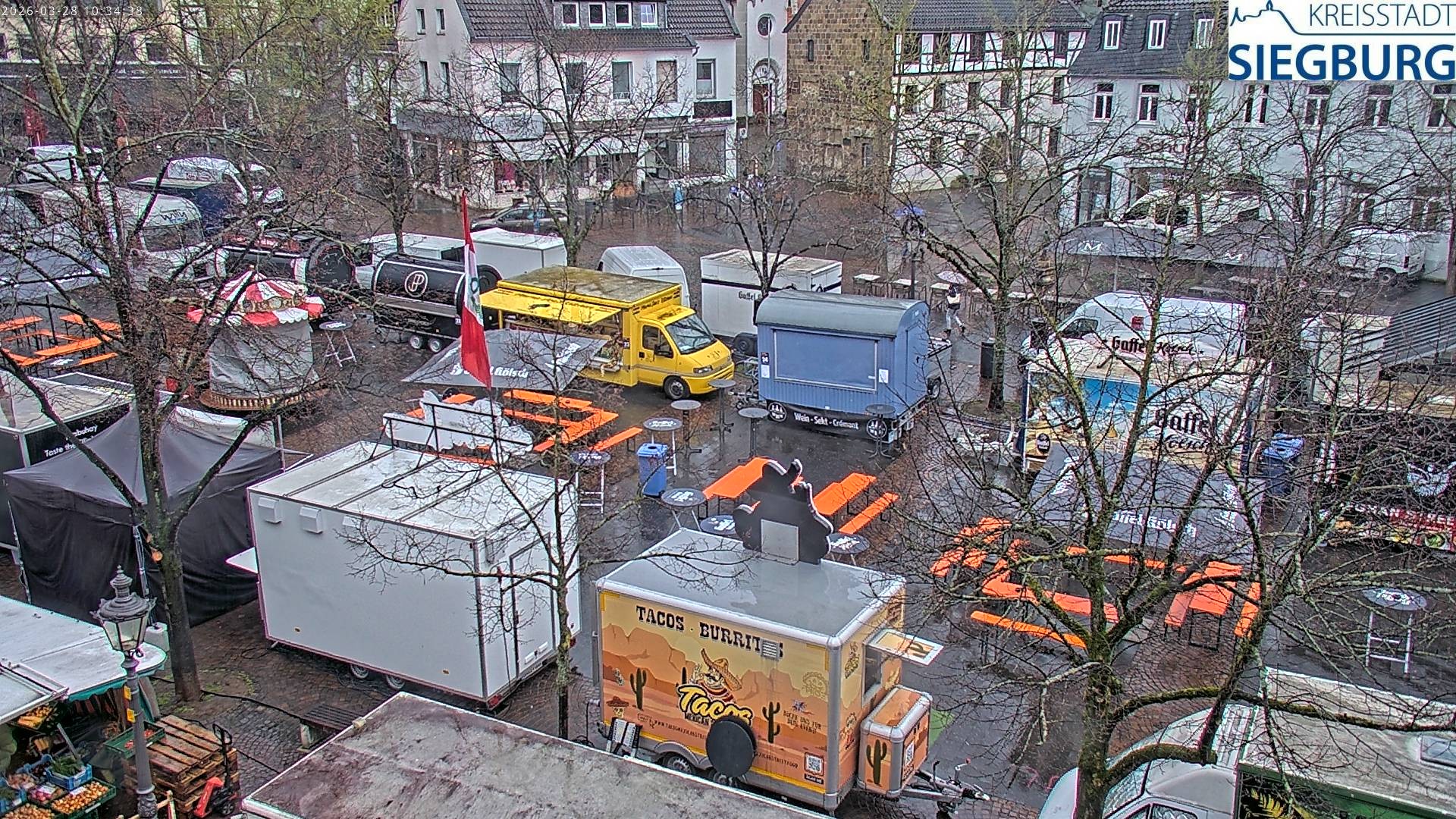 Archiv Foto Webcam Siegburg (Nordrhein-Westfalen) - Blick auf Marktplatz
