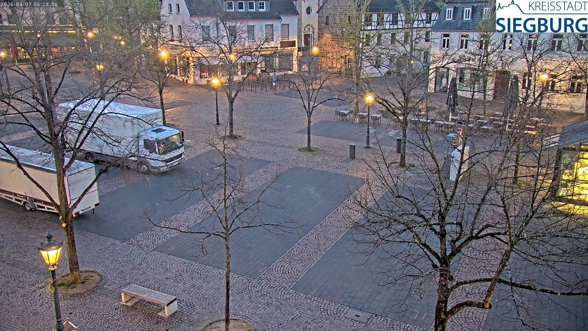 Archiv Foto Webcam Siegburg (Nordrhein-Westfalen) - Blick auf Marktplatz