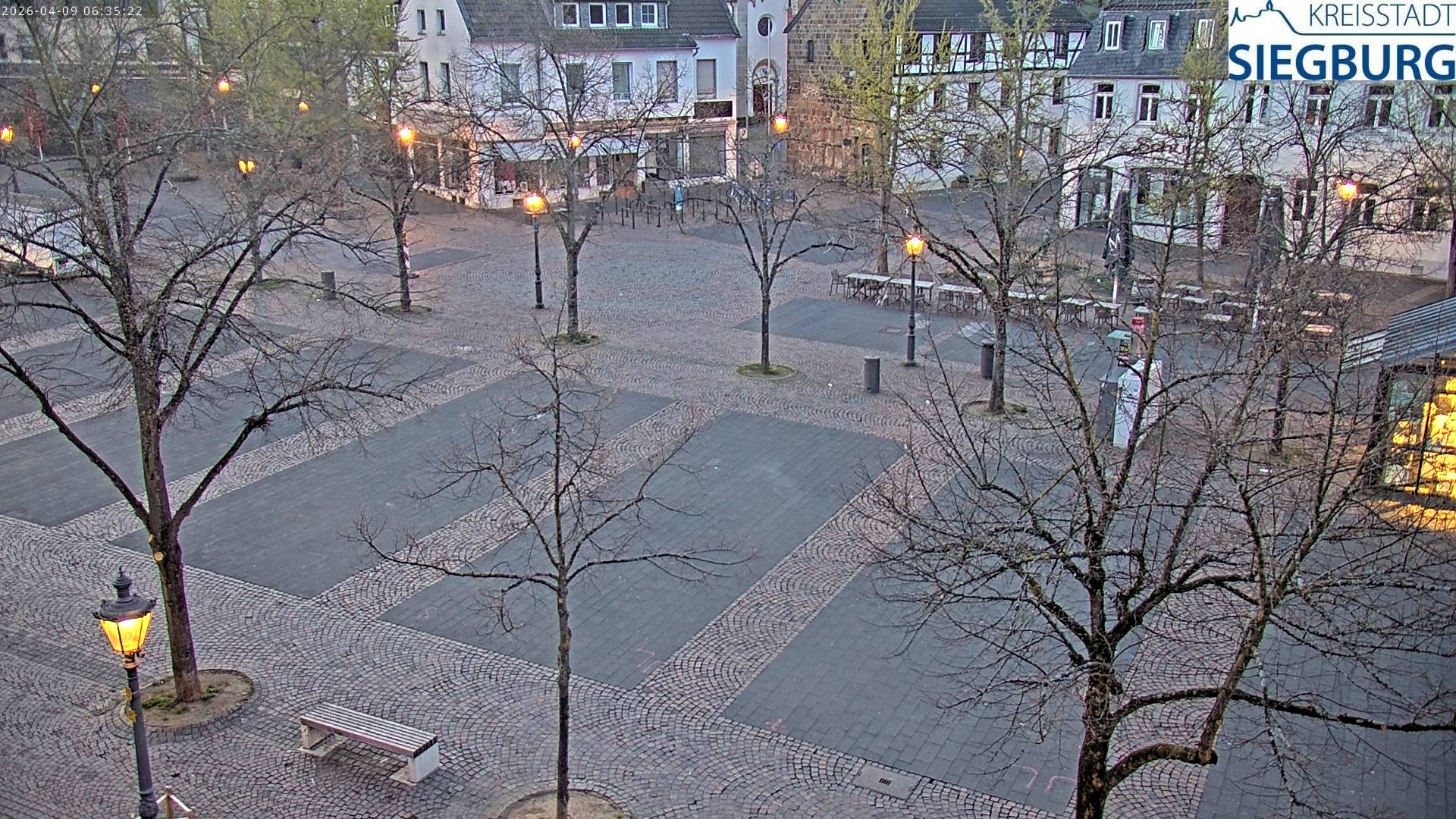 Archiv Foto Webcam Siegburg (Nordrhein-Westfalen) - Blick auf Marktplatz