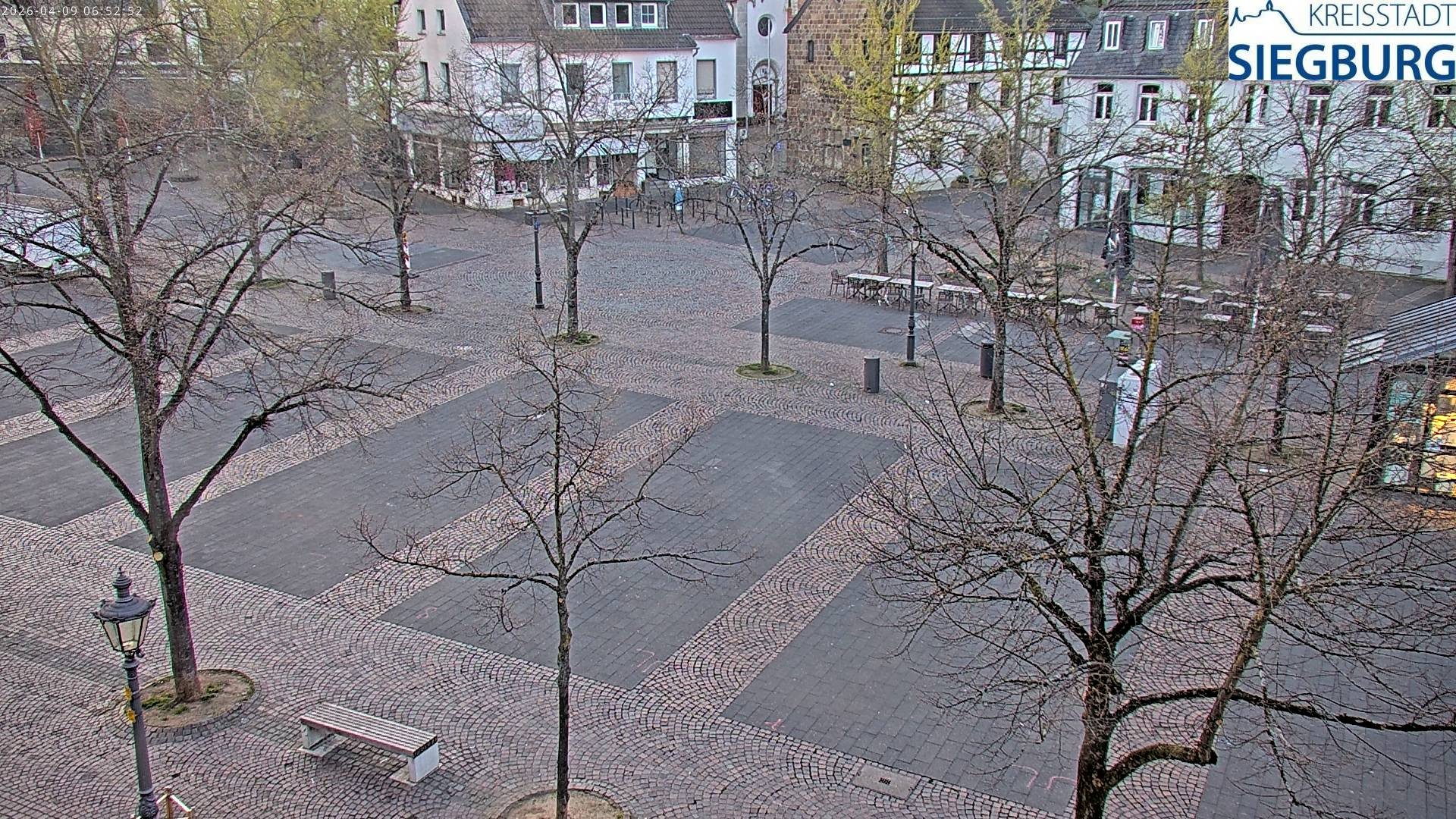 Archiv Foto Webcam Siegburg (Nordrhein-Westfalen) - Blick auf Marktplatz