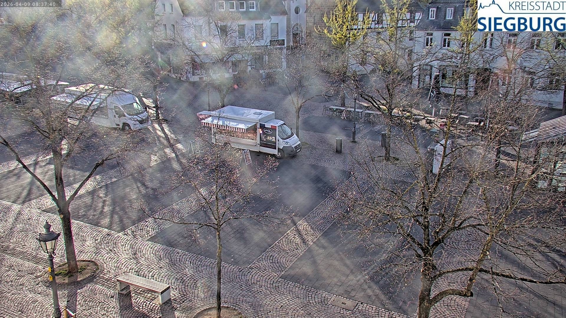 Archiv Foto Webcam Siegburg (Nordrhein-Westfalen) - Blick auf Marktplatz