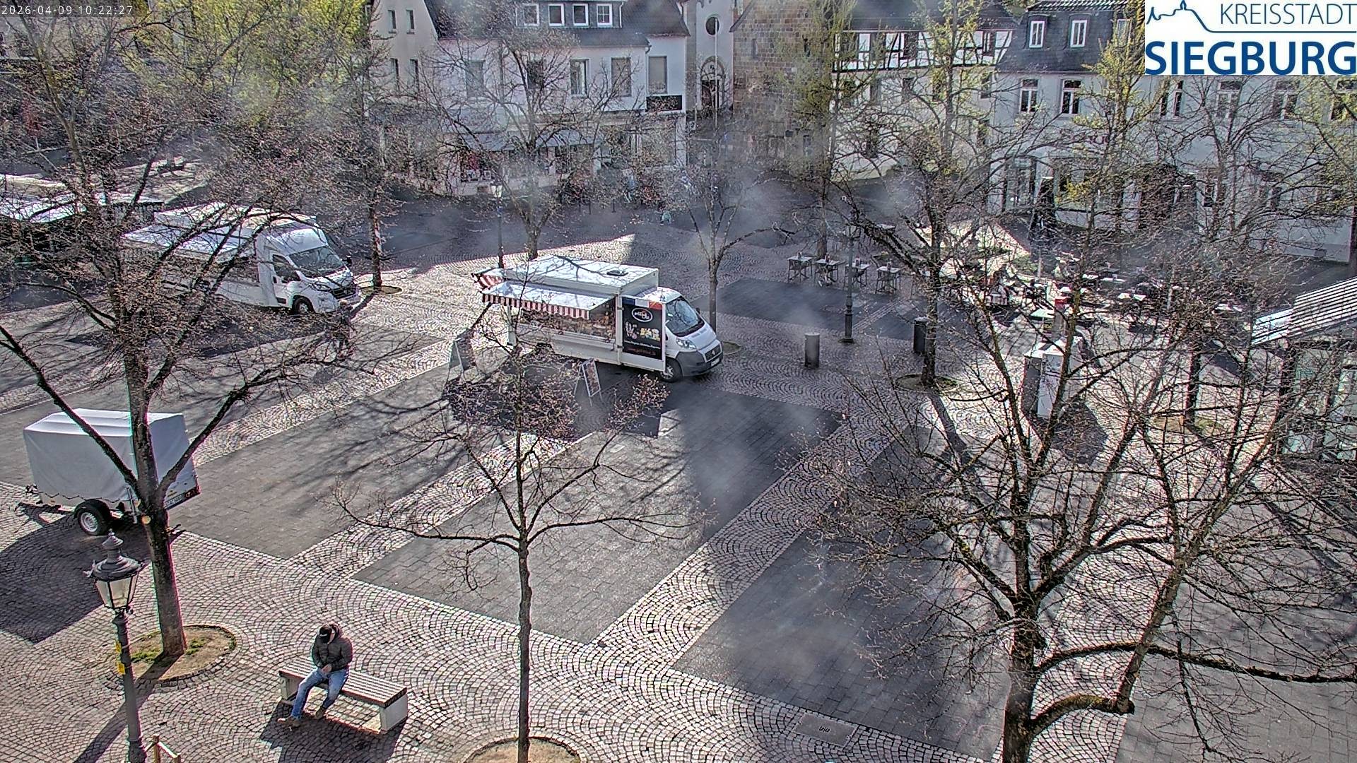 Archiv Foto Webcam Siegburg (Nordrhein-Westfalen) - Blick auf Marktplatz