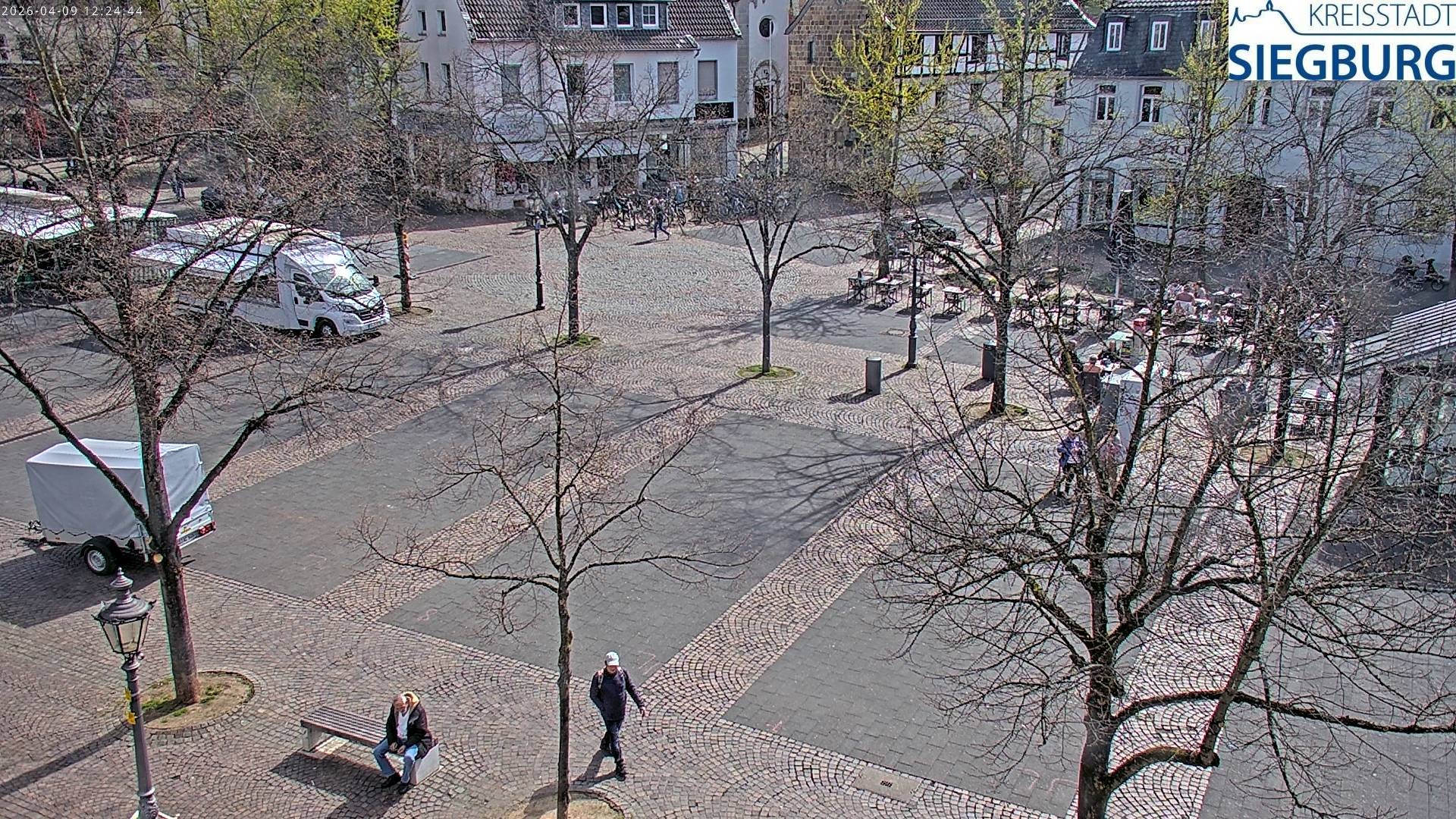 Archiv Foto Webcam Siegburg (Nordrhein-Westfalen) - Blick auf Marktplatz