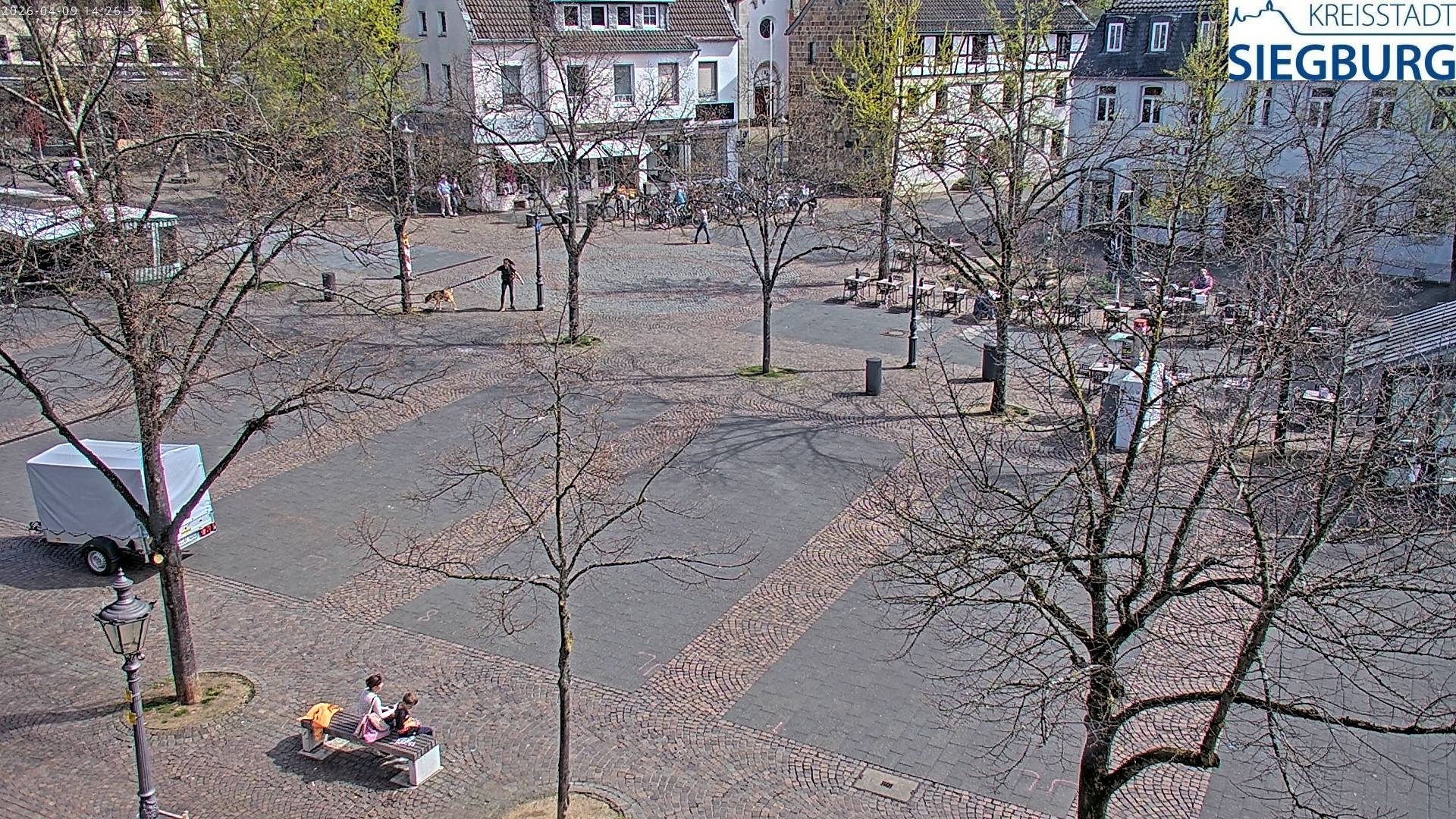Archiv Foto Webcam Siegburg (Nordrhein-Westfalen) - Blick auf Marktplatz