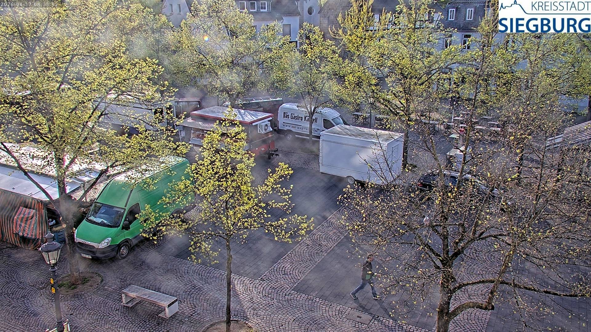 Archiv Foto Webcam Siegburg (Nordrhein-Westfalen) - Blick auf Marktplatz