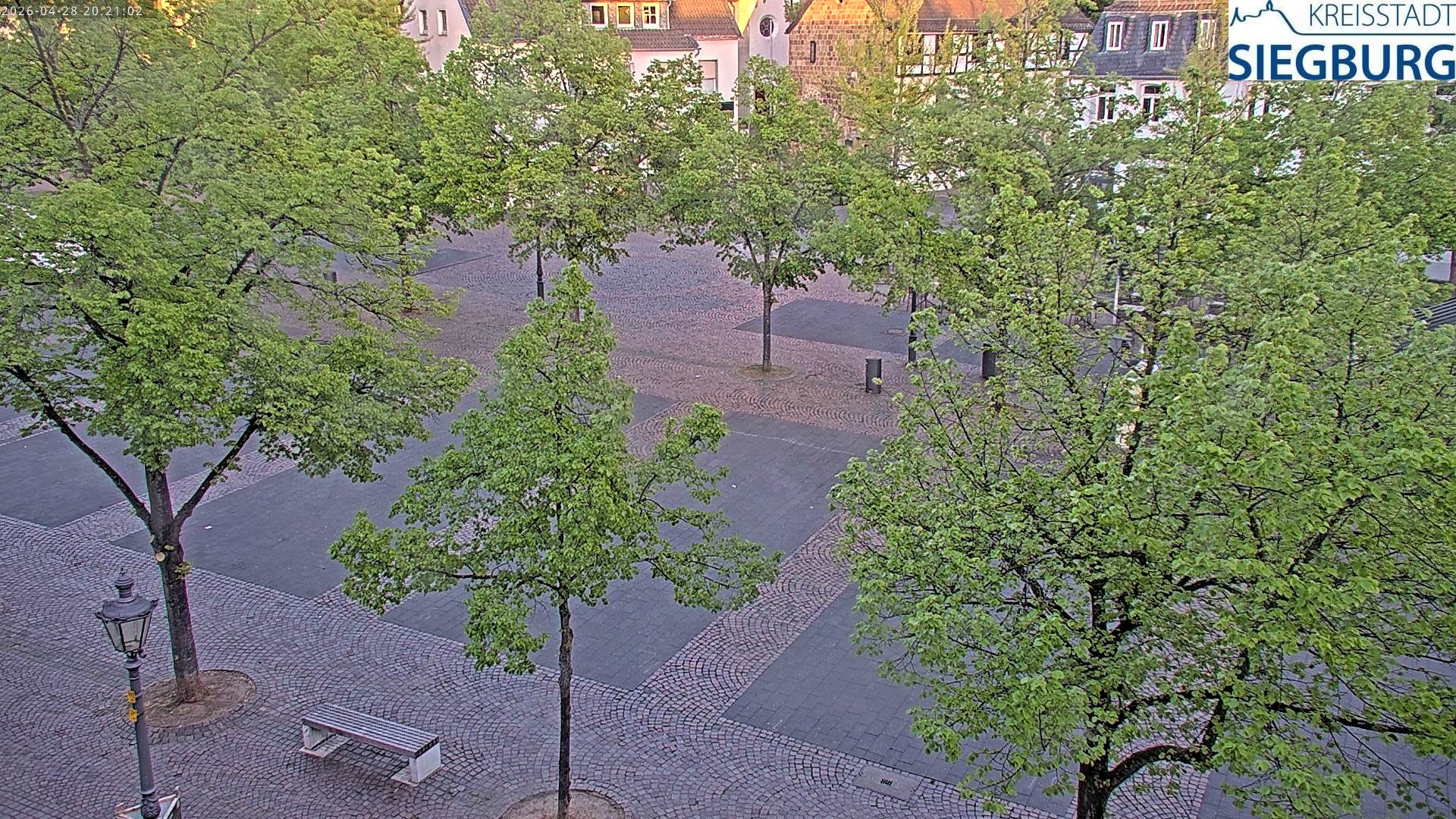 Archiv Foto Webcam Siegburg (Nordrhein-Westfalen) - Blick auf Marktplatz