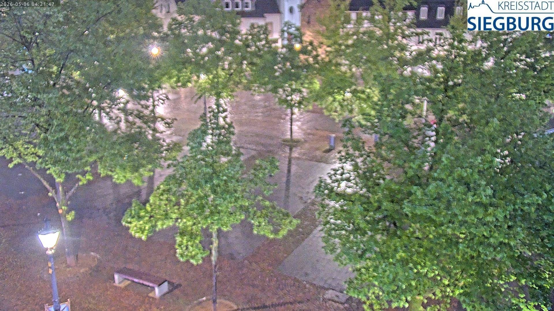 Archived image Webcam Siegburg (Noth Rhine-Westphalia) - View towards market square