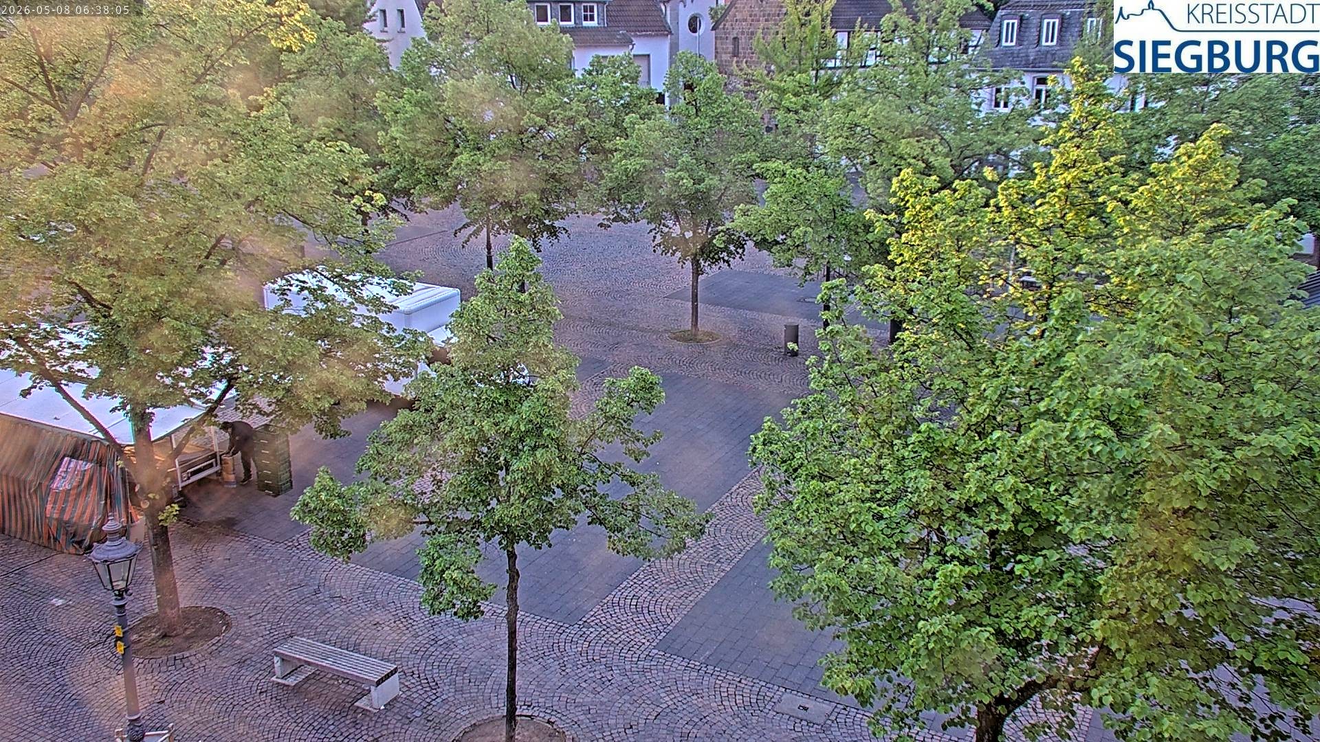 Archiv Foto Webcam Siegburg (Nordrhein-Westfalen) - Blick auf Marktplatz