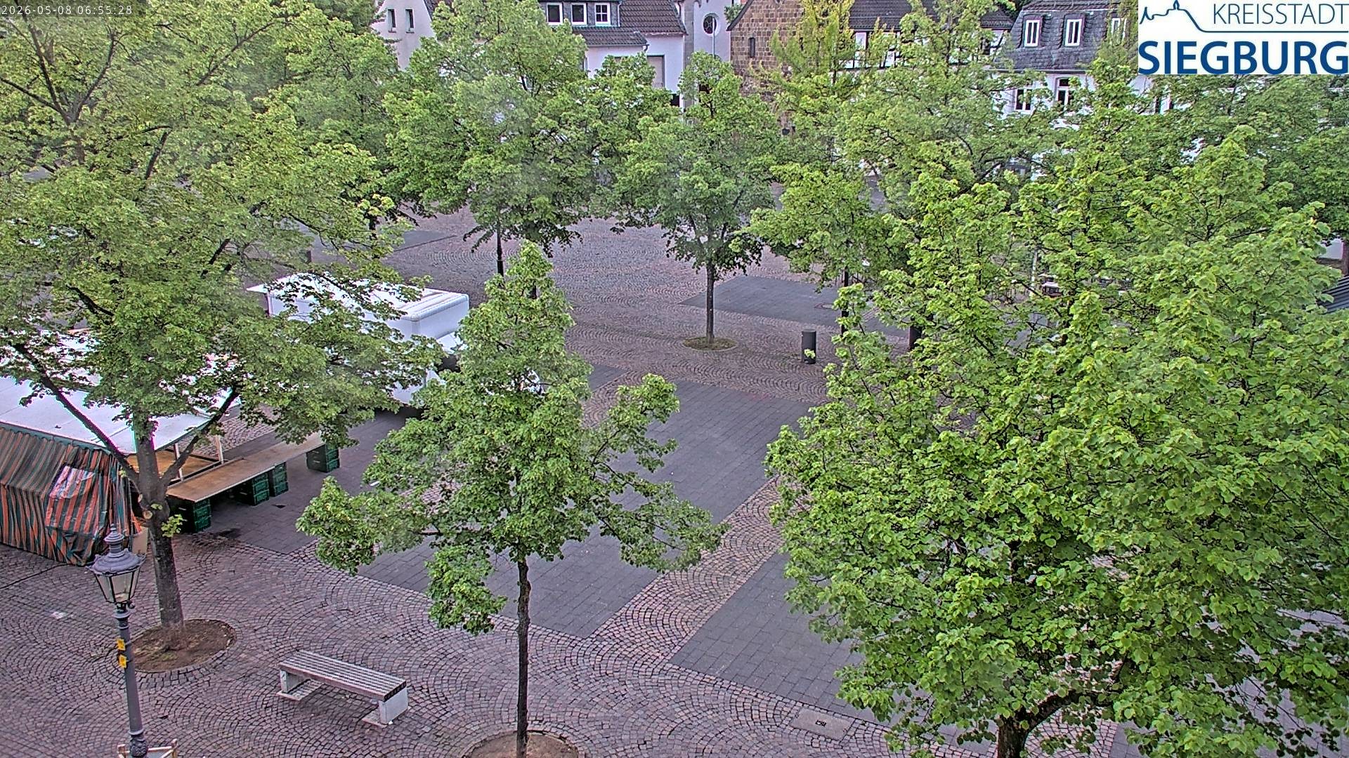 Archiv Foto Webcam Siegburg (Nordrhein-Westfalen) - Blick auf Marktplatz