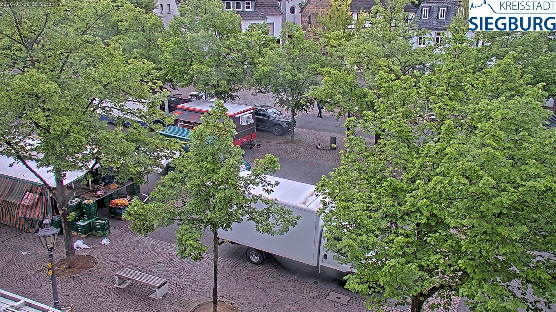 Archiv Foto Webcam Siegburg (Nordrhein-Westfalen) - Blick auf Marktplatz