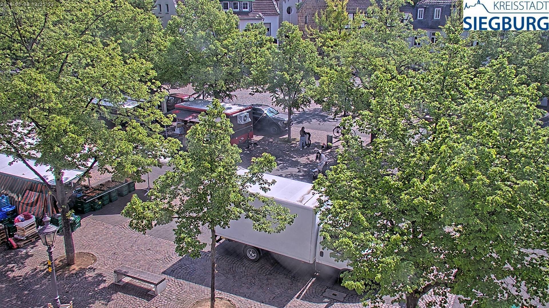 Archiv Foto Webcam Siegburg (Nordrhein-Westfalen) - Blick auf Marktplatz