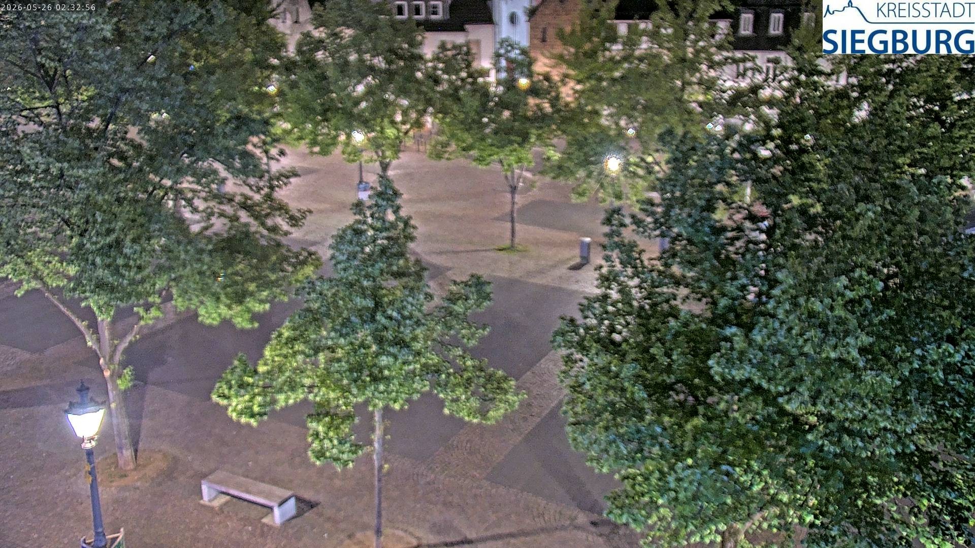 Archived image Webcam Siegburg (Noth Rhine-Westphalia) - View towards market square