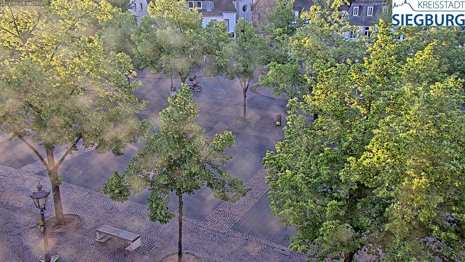 Archiv Foto Webcam Siegburg (Nordrhein-Westfalen) - Blick auf Marktplatz