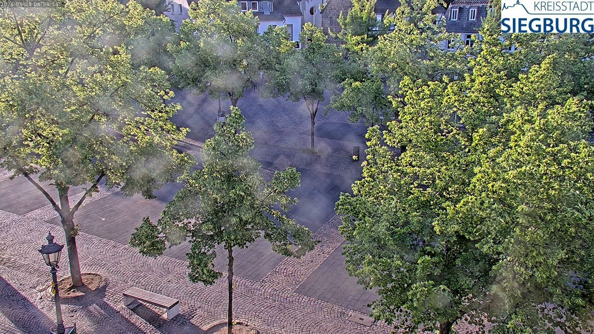 Archiv Foto Webcam Siegburg (Nordrhein-Westfalen) - Blick auf Marktplatz