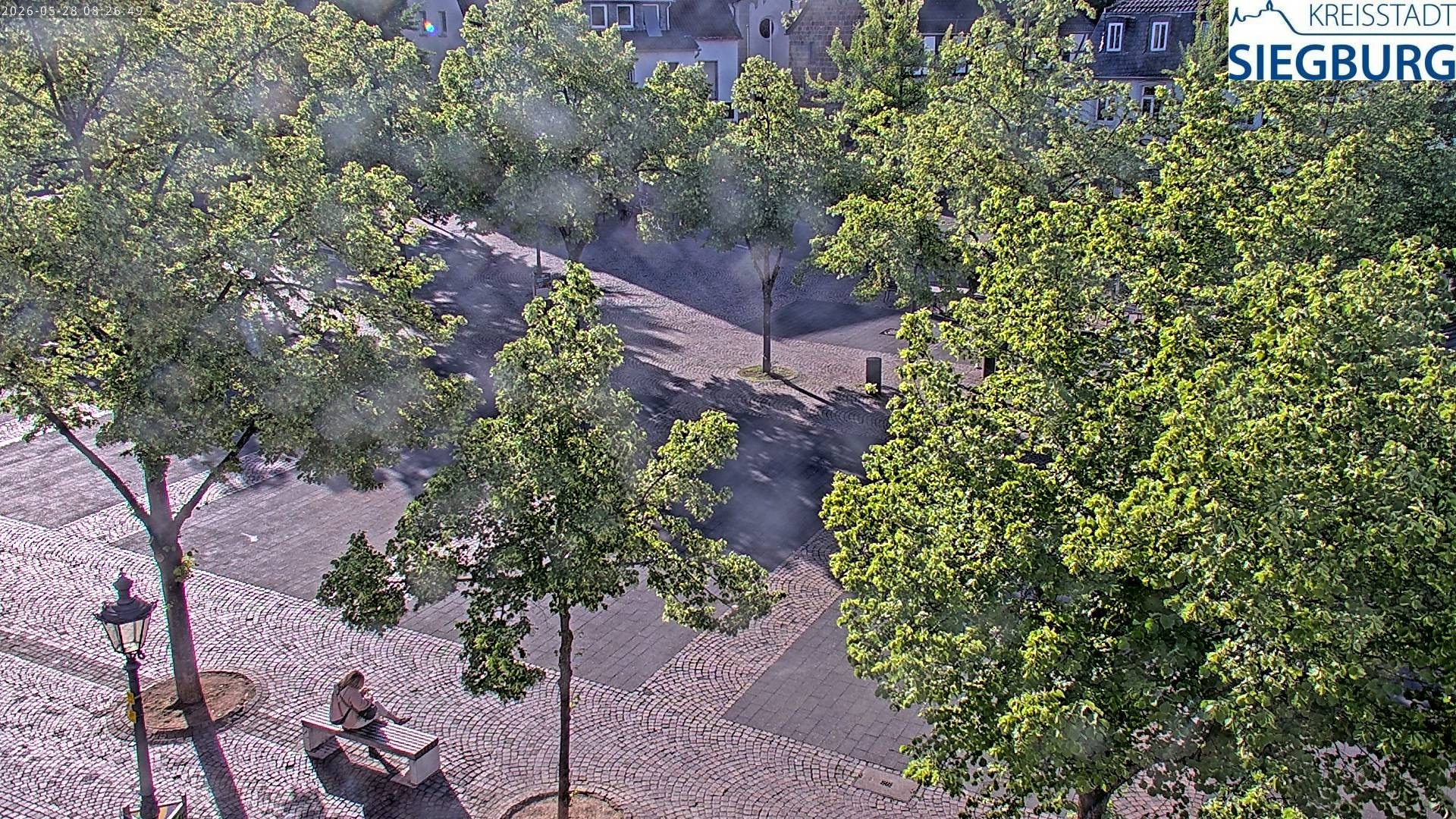 Archiv Foto Webcam Siegburg (Nordrhein-Westfalen) - Blick auf Marktplatz