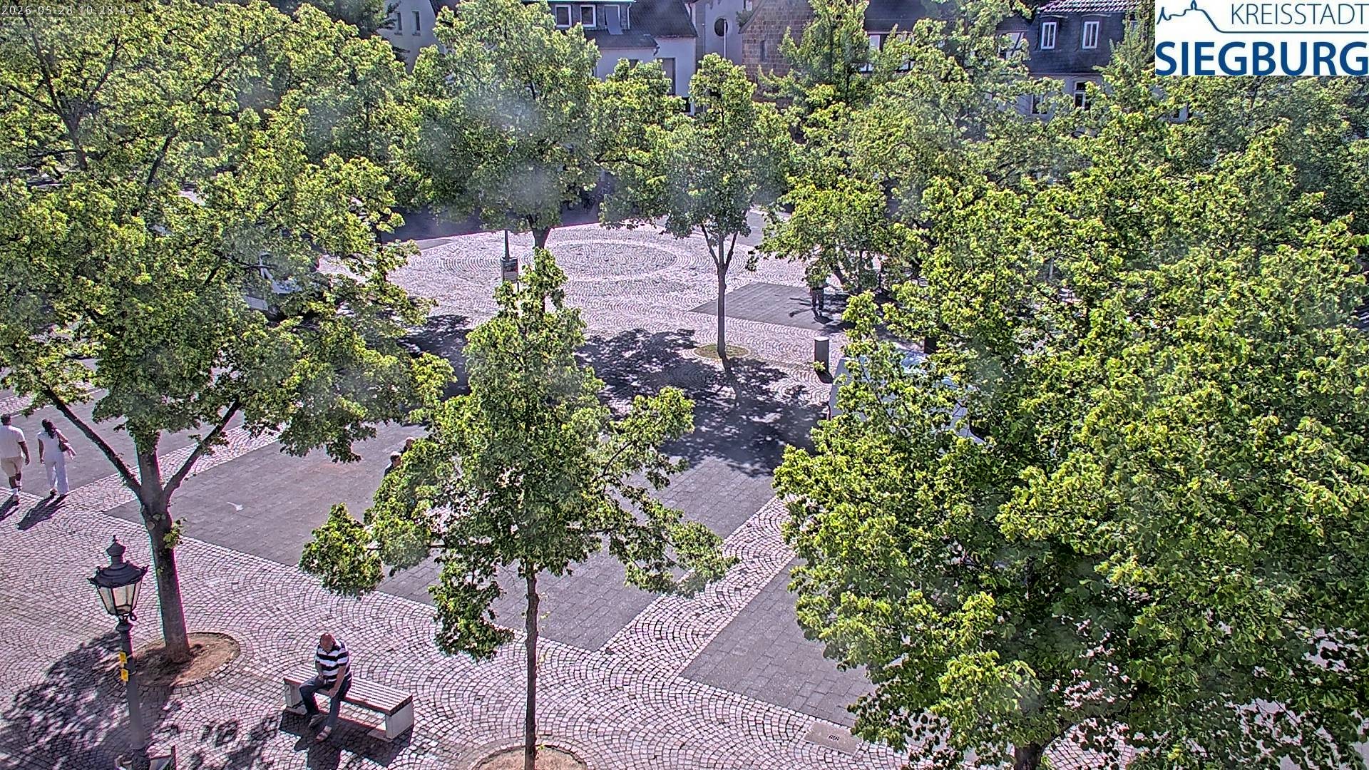 Archiv Foto Webcam Siegburg (Nordrhein-Westfalen) - Blick auf Marktplatz