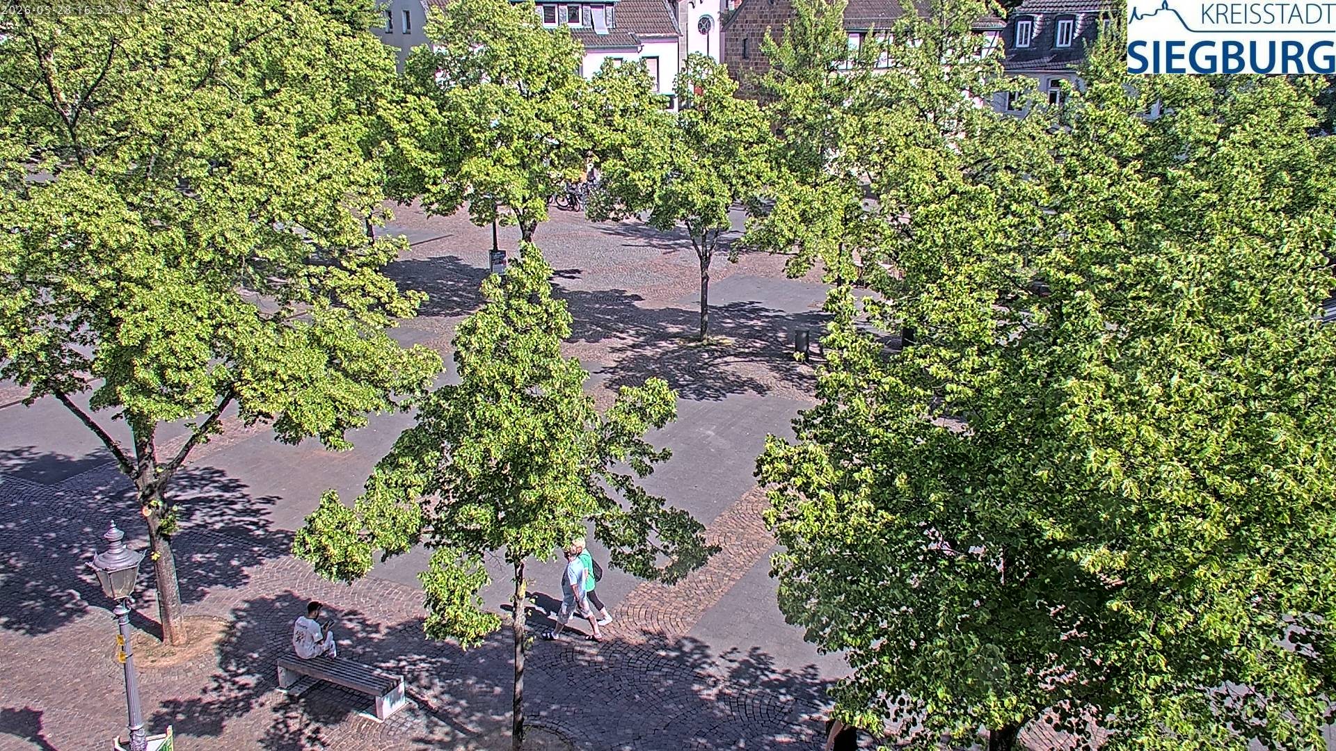 Archiv Foto Webcam Siegburg (Nordrhein-Westfalen) - Blick auf Marktplatz