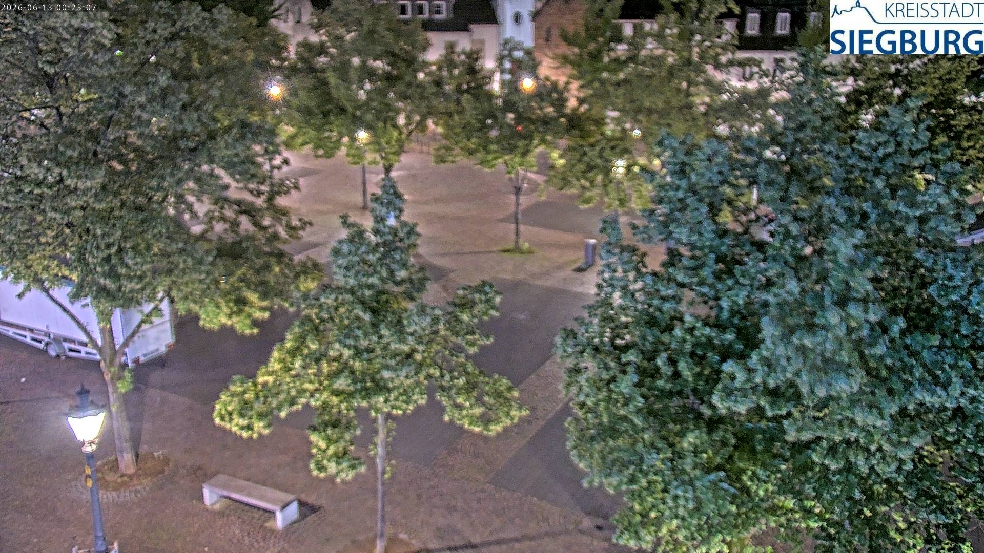 Archived image Webcam Siegburg (Noth Rhine-Westphalia) - View towards market square