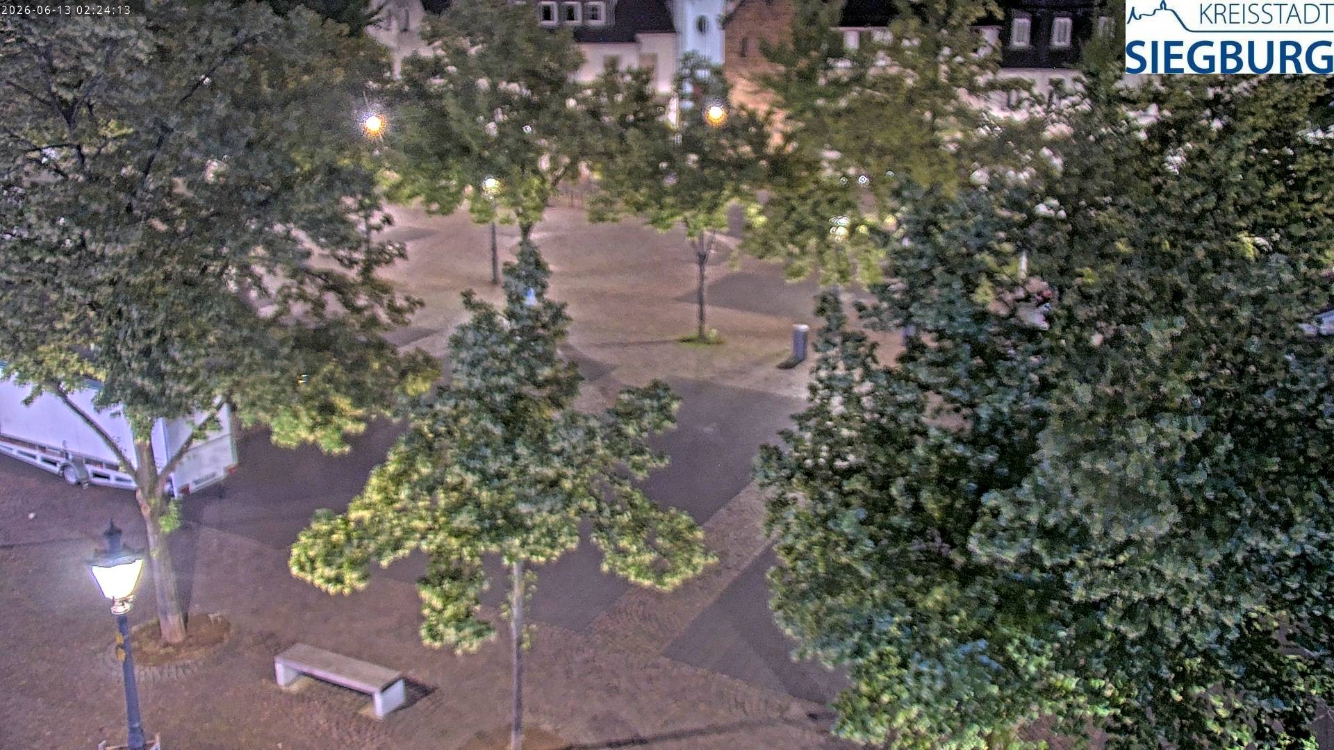 Archived image Webcam Siegburg (Noth Rhine-Westphalia) - View towards market square