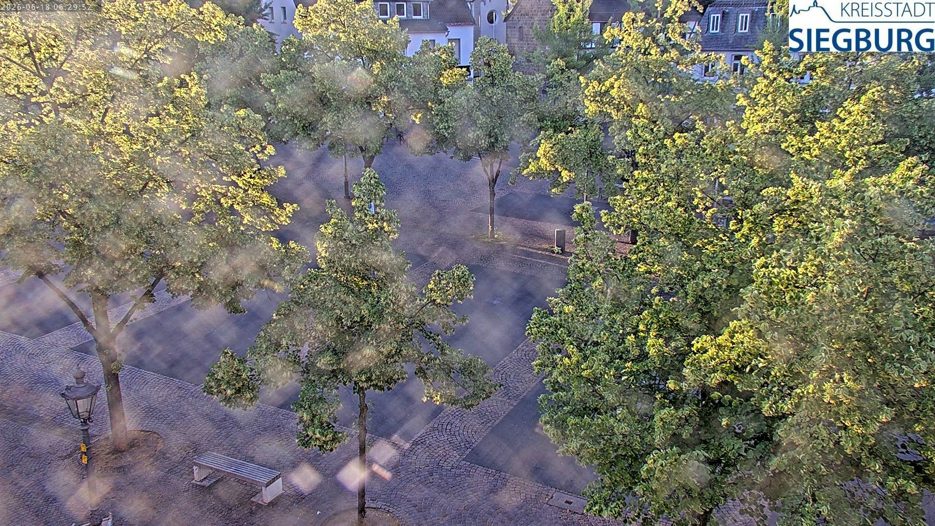 Archiv Foto Webcam Siegburg (Nordrhein-Westfalen) - Blick auf Marktplatz