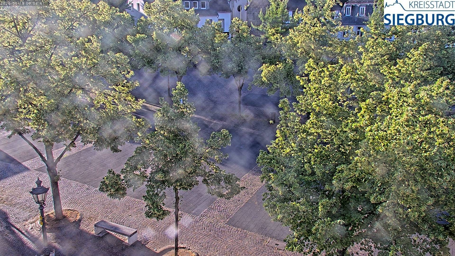Archiv Foto Webcam Siegburg (Nordrhein-Westfalen) - Blick auf Marktplatz