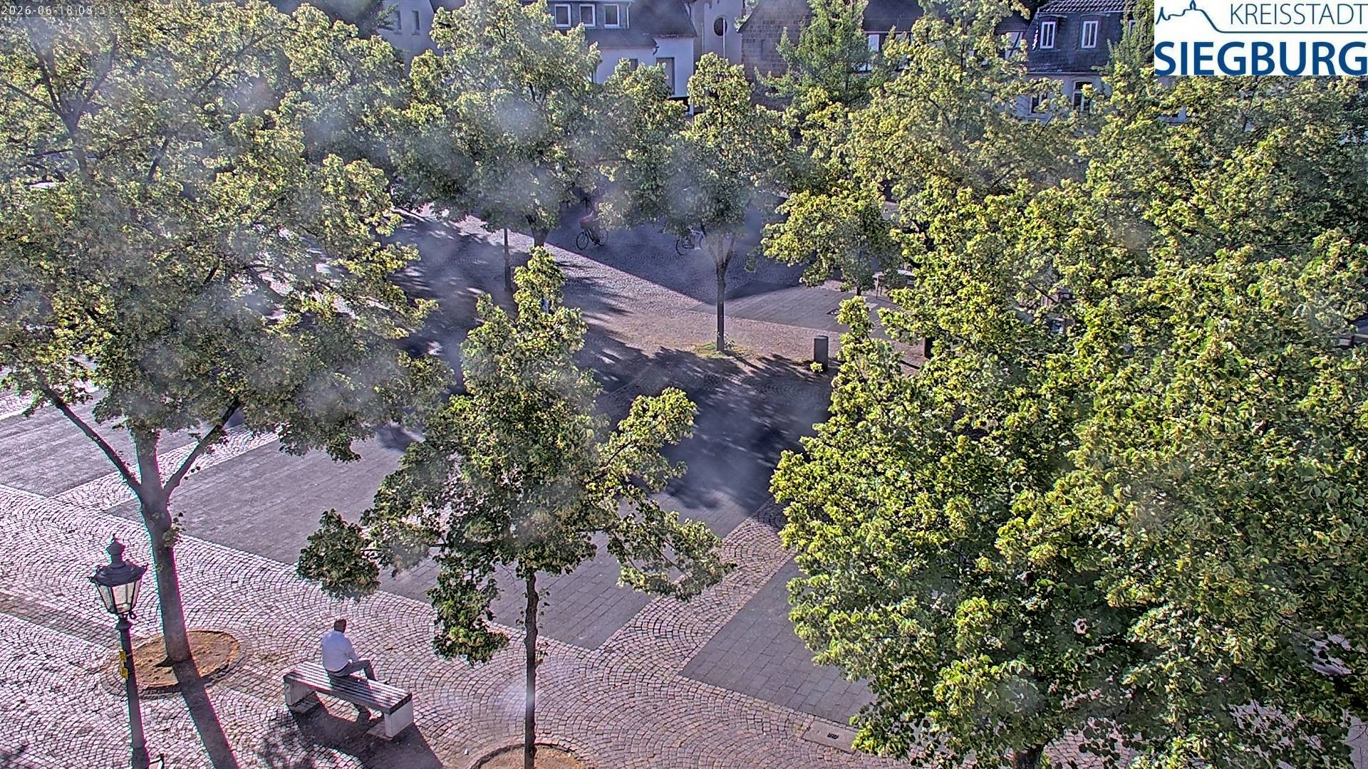 Archiv Foto Webcam Siegburg (Nordrhein-Westfalen) - Blick auf Marktplatz