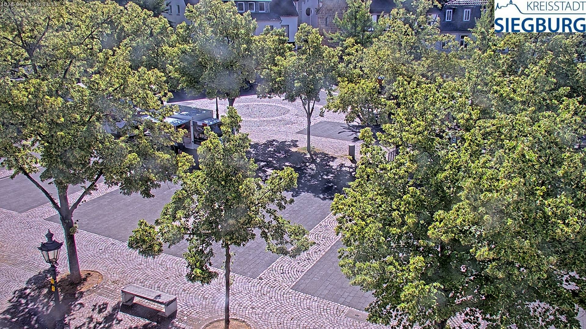 Archiv Foto Webcam Siegburg (Nordrhein-Westfalen) - Blick auf Marktplatz
