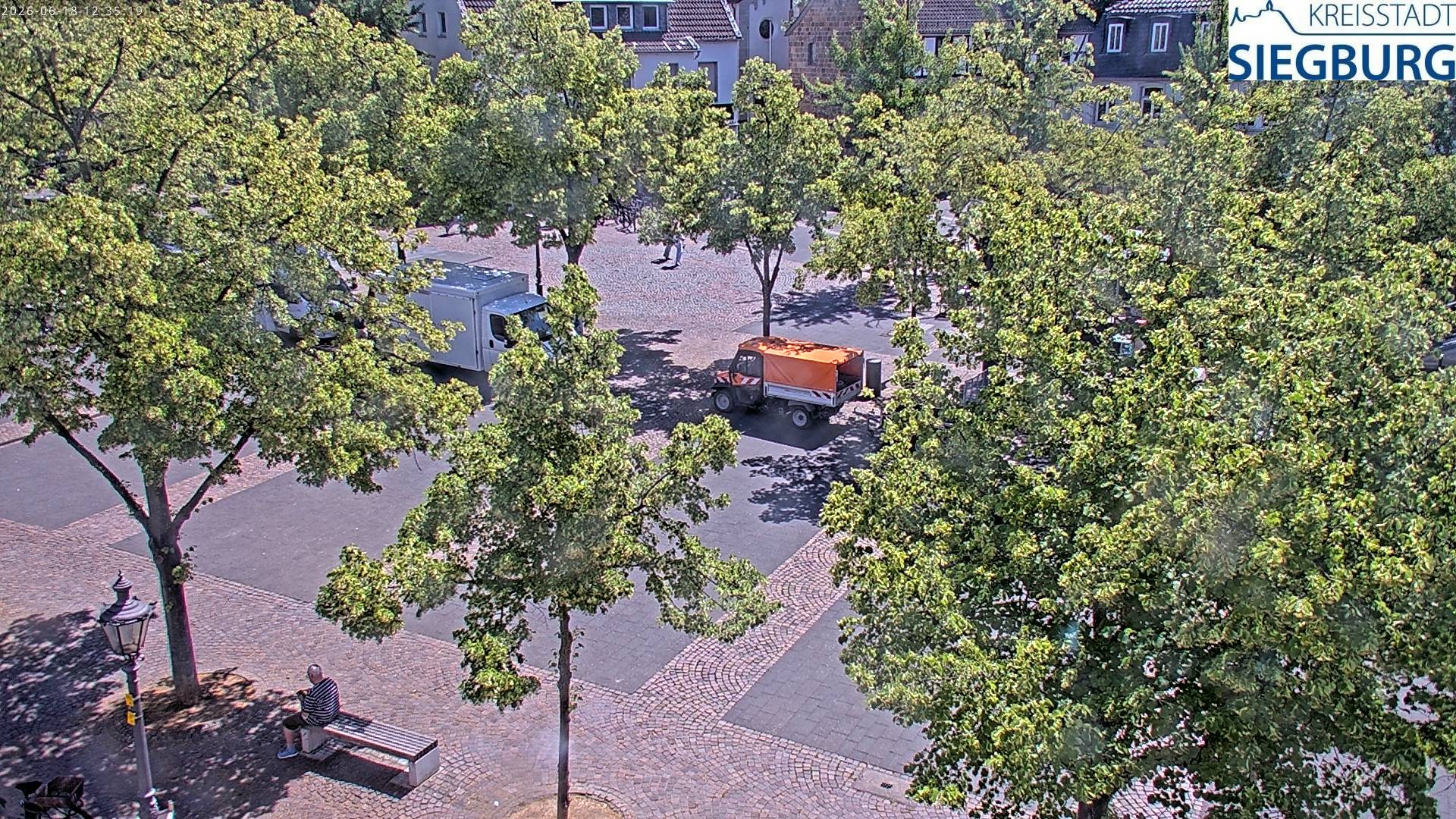 Archiv Foto Webcam Siegburg (Nordrhein-Westfalen) - Blick auf Marktplatz