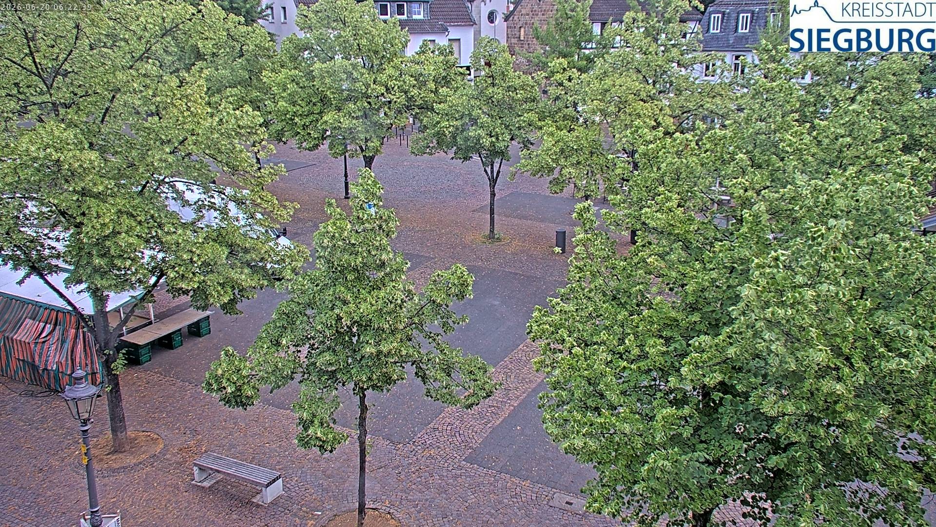 Archiv Foto Webcam Siegburg (Nordrhein-Westfalen) - Blick auf Marktplatz