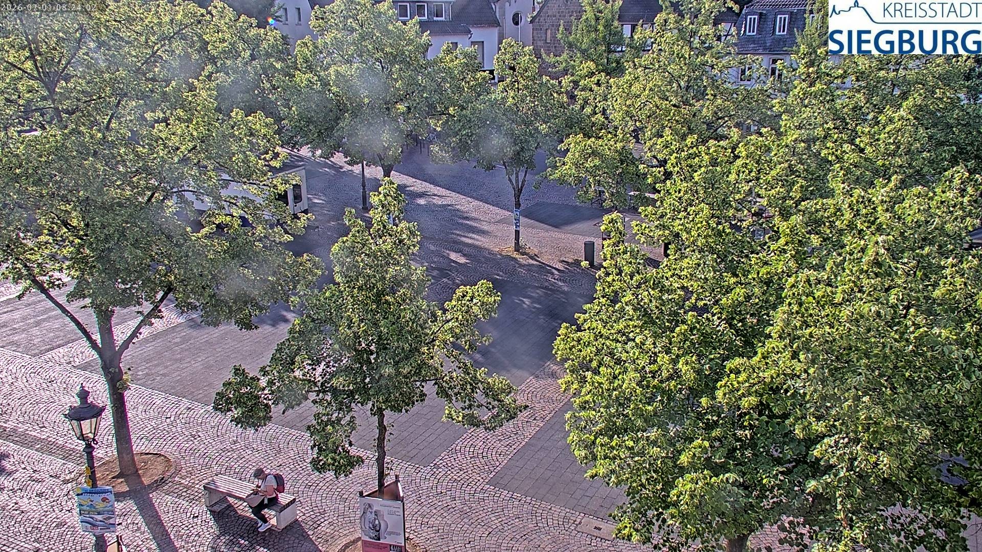 Archiv Foto Webcam Siegburg (Nordrhein-Westfalen) - Blick auf Marktplatz
