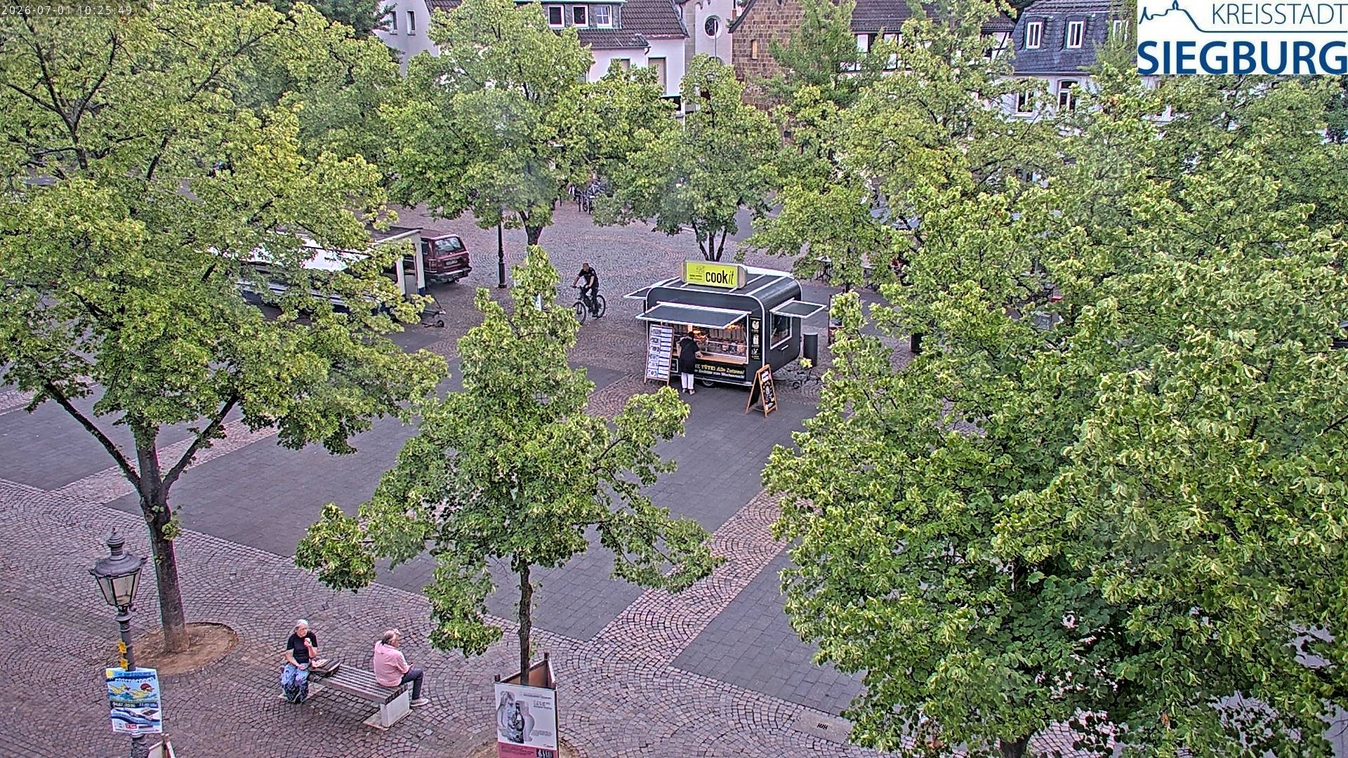 Archiv Foto Webcam Siegburg (Nordrhein-Westfalen) - Blick auf Marktplatz
