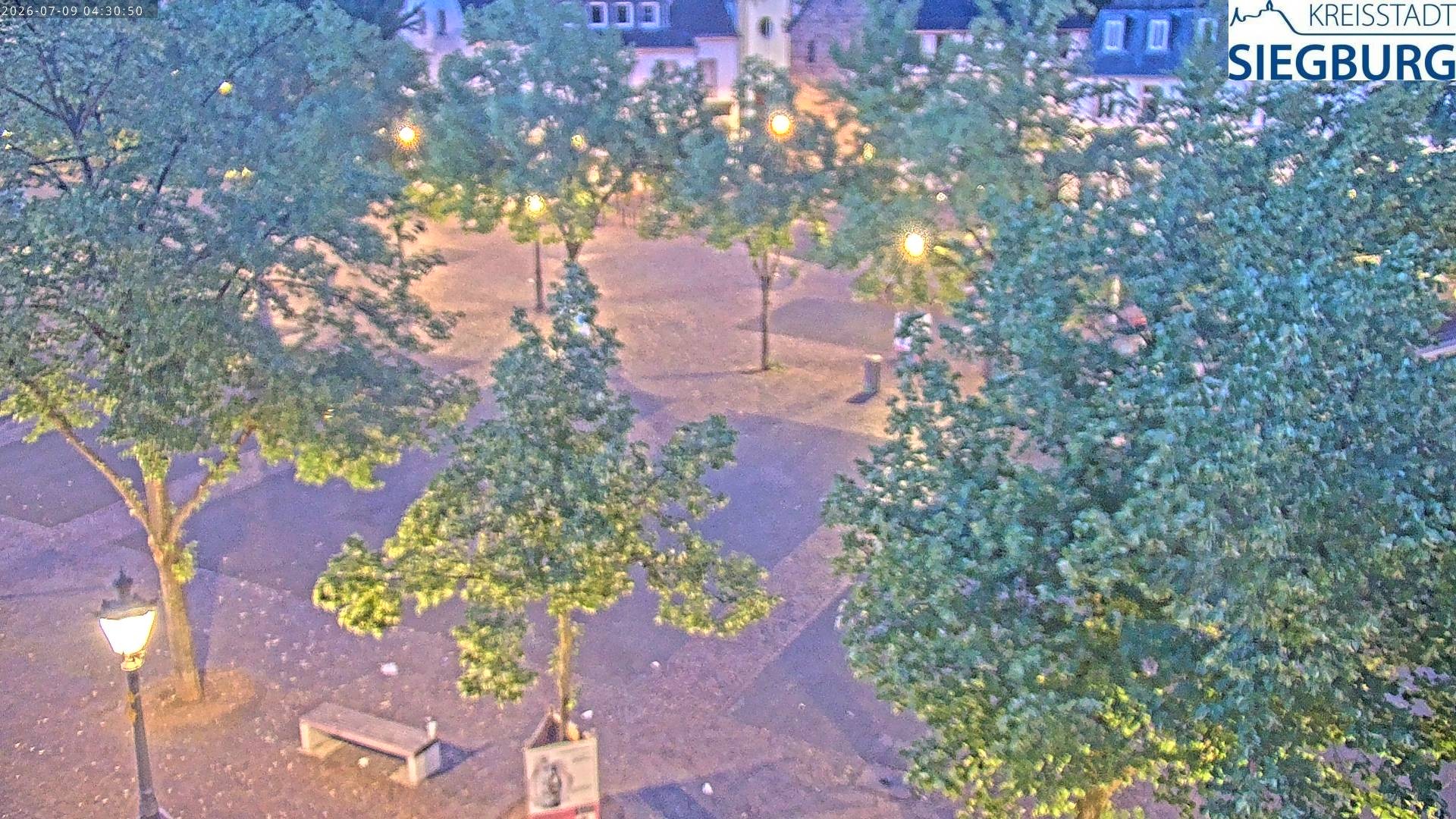Archiv Foto Webcam Siegburg (Nordrhein-Westfalen) - Blick auf Marktplatz