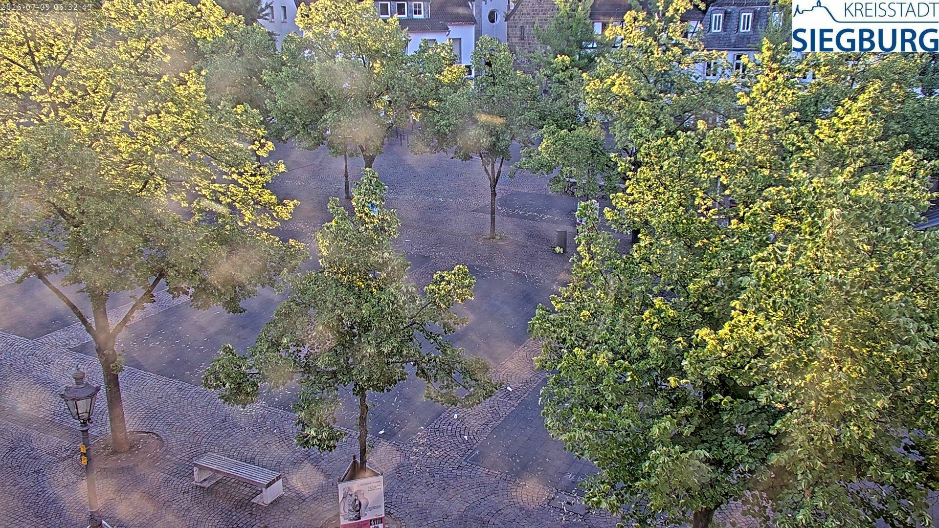 Archiv Foto Webcam Siegburg (Nordrhein-Westfalen) - Blick auf Marktplatz
