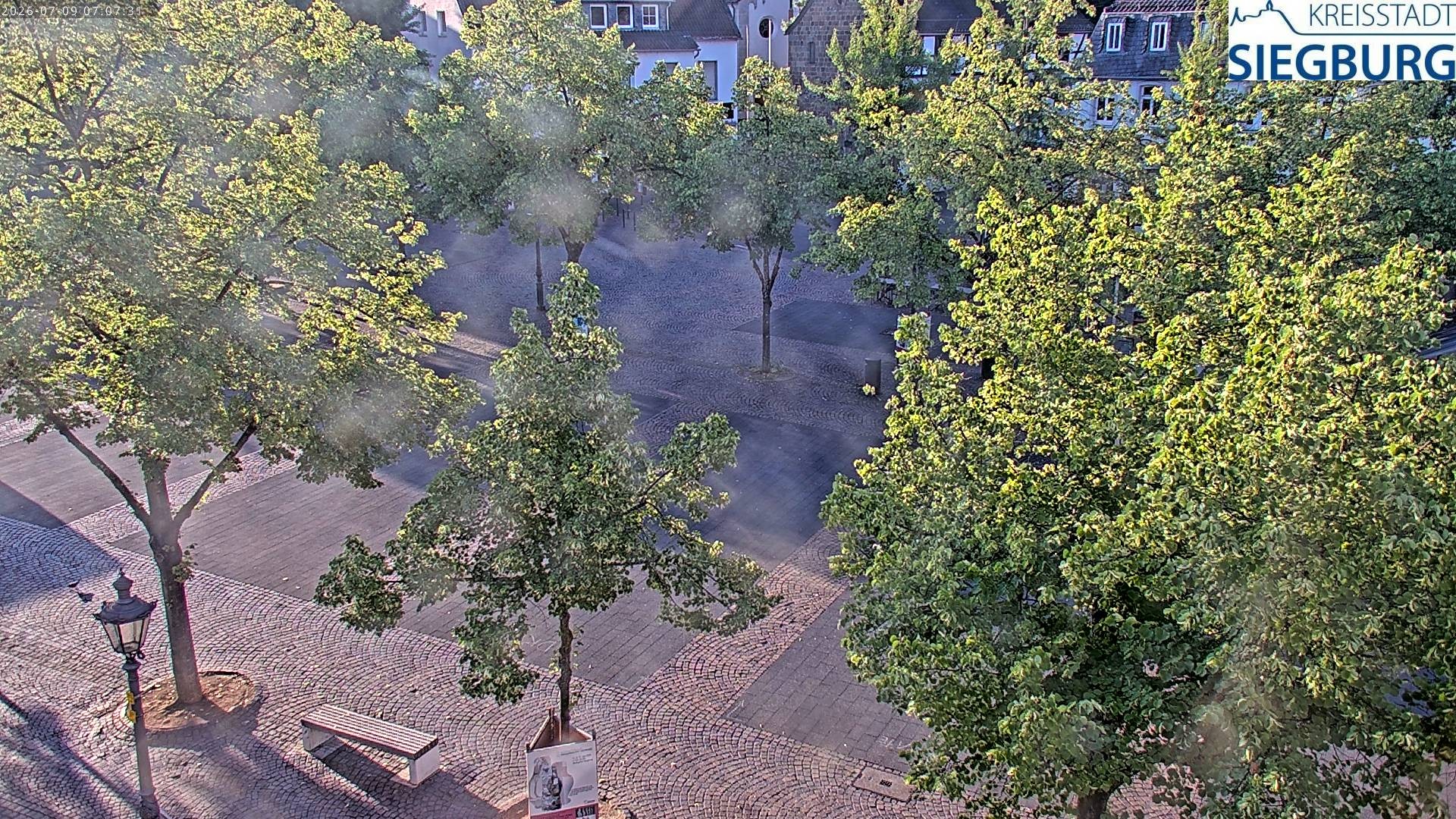 Archiv Foto Webcam Siegburg (Nordrhein-Westfalen) - Blick auf Marktplatz
