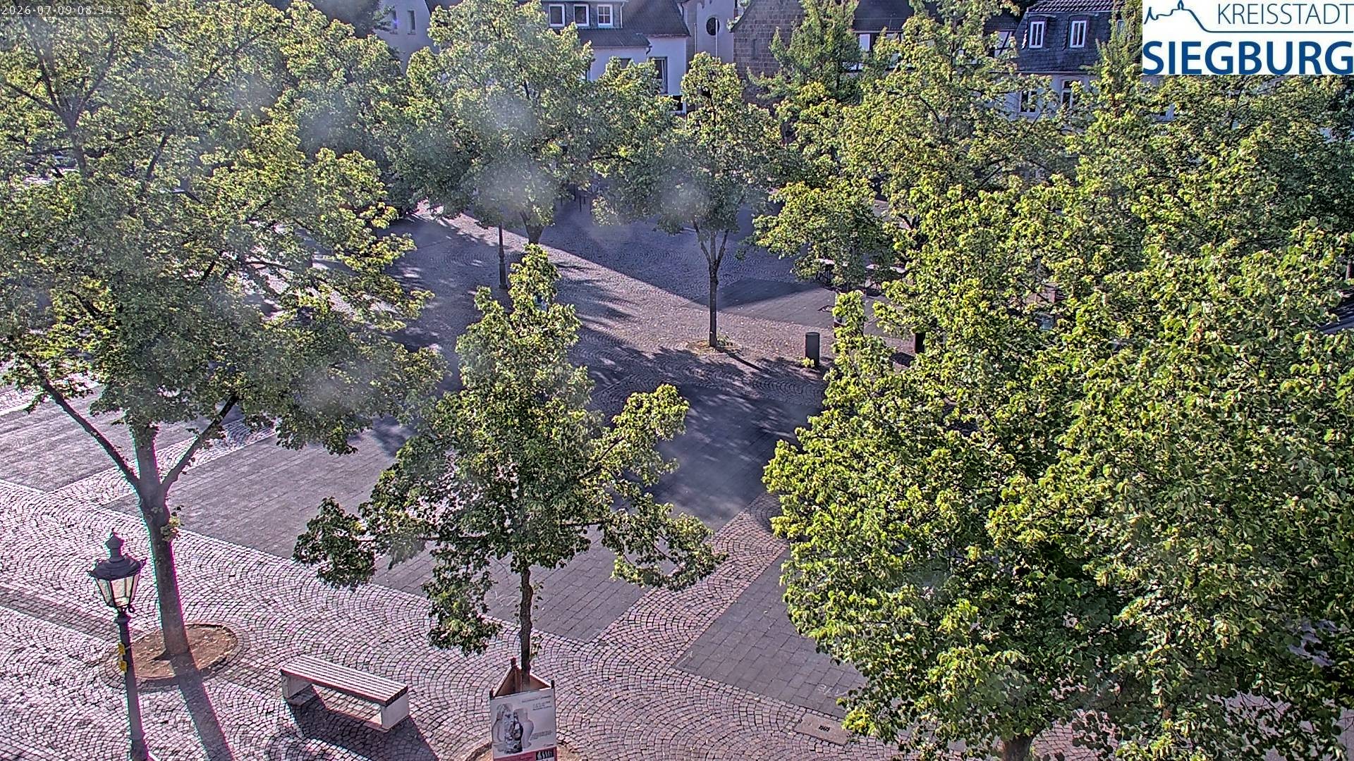 Archiv Foto Webcam Siegburg (Nordrhein-Westfalen) - Blick auf Marktplatz