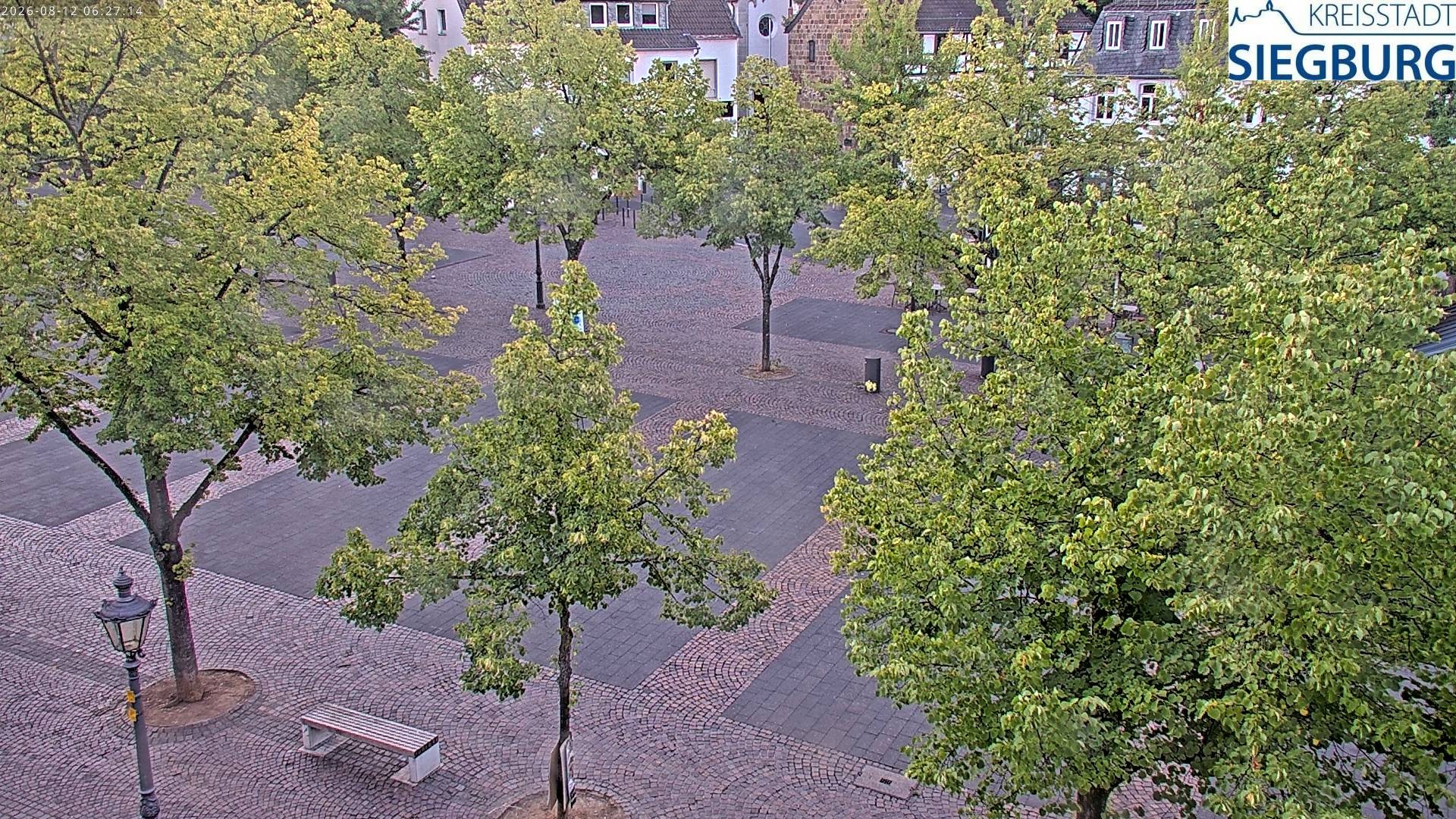 Archiv Foto Webcam Siegburg (Nordrhein-Westfalen) - Blick auf Marktplatz