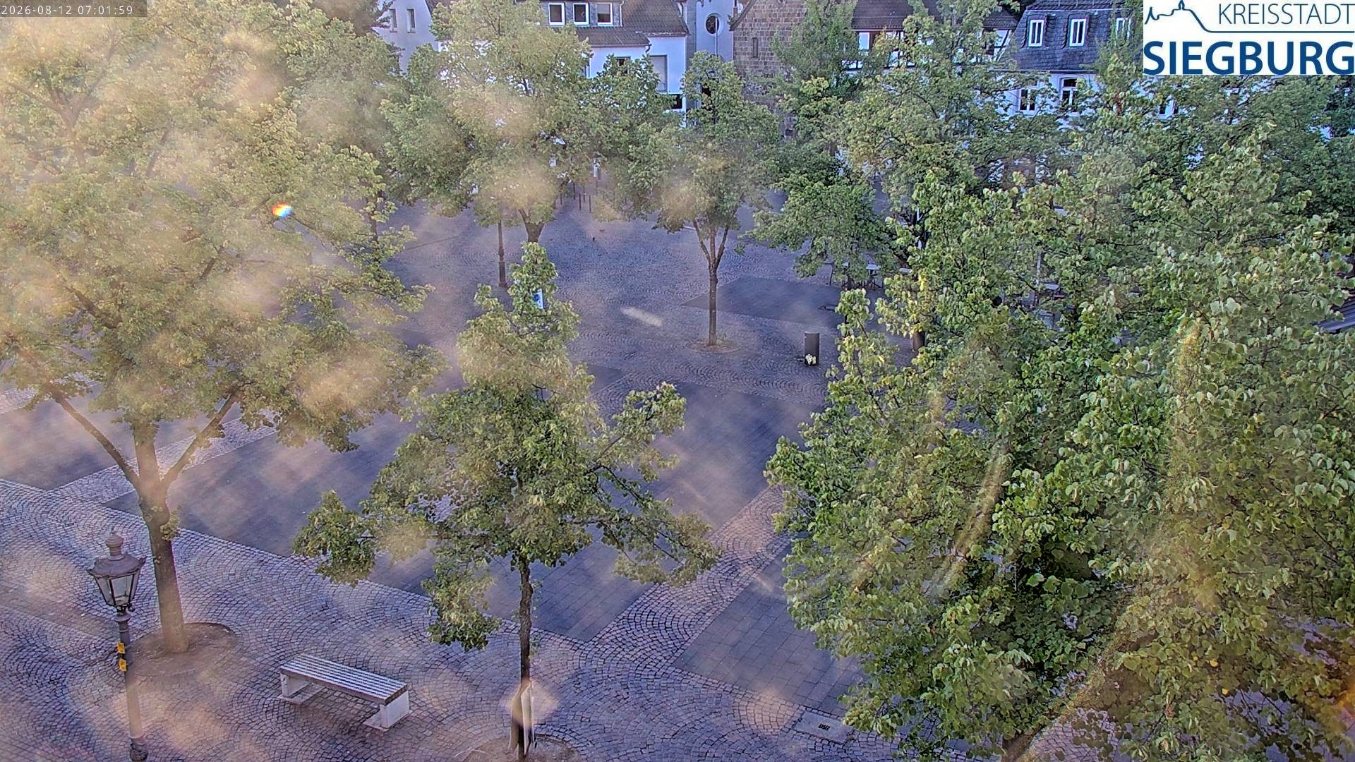 Archiv Foto Webcam Siegburg (Nordrhein-Westfalen) - Blick auf Marktplatz