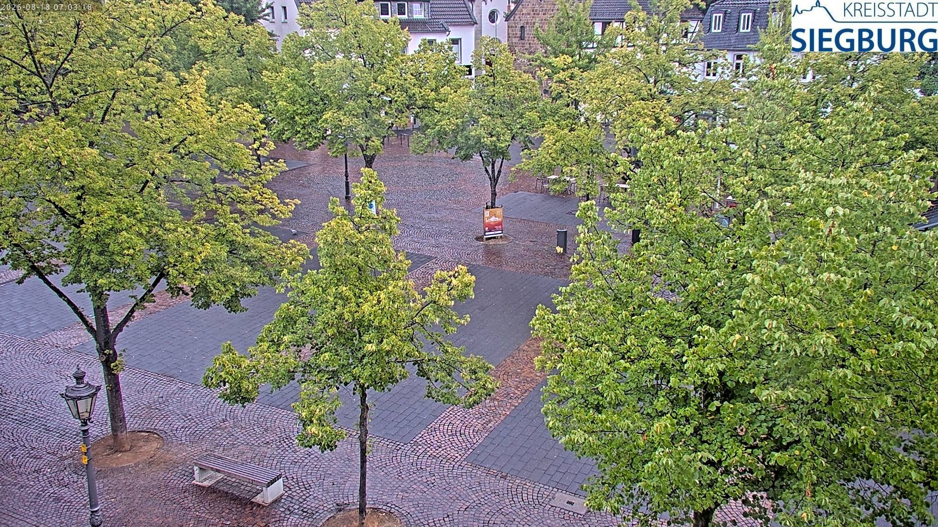 Archiv Foto Webcam Siegburg (Nordrhein-Westfalen) - Blick auf Marktplatz