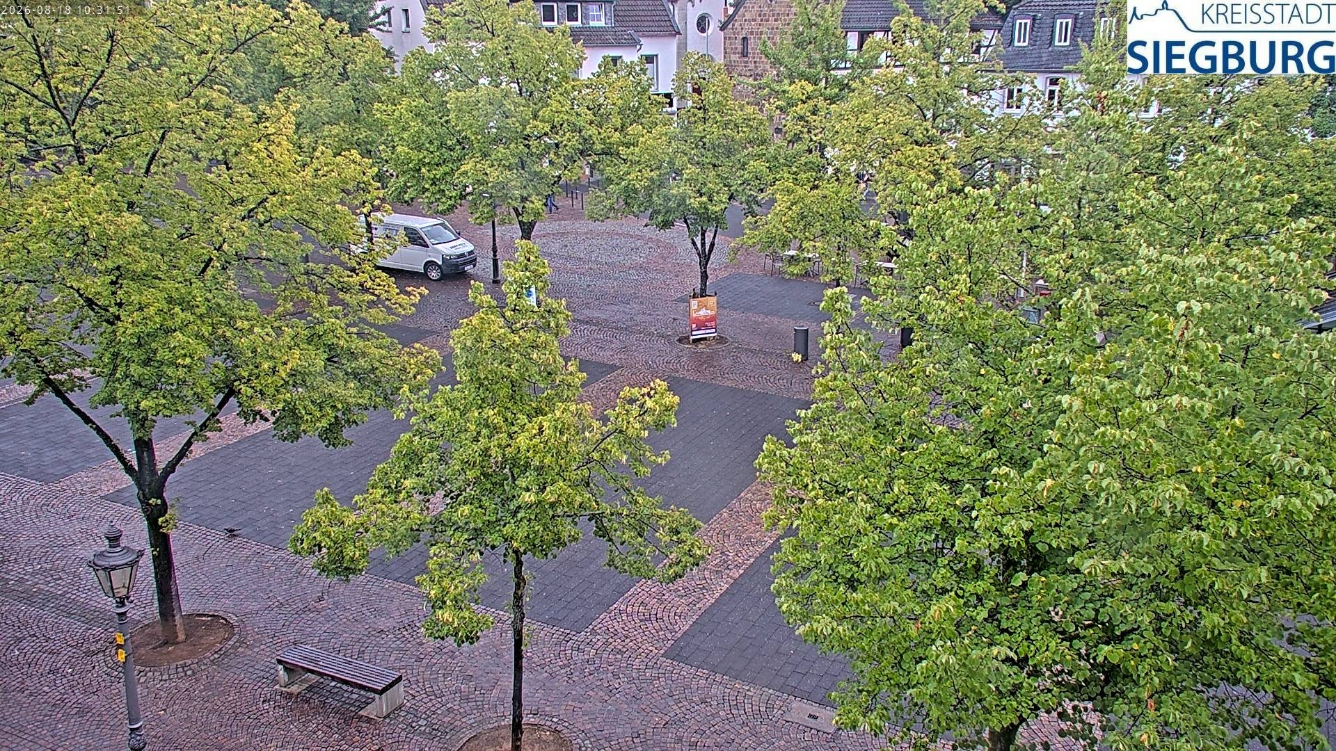 Archiv Foto Webcam Siegburg (Nordrhein-Westfalen) - Blick auf Marktplatz