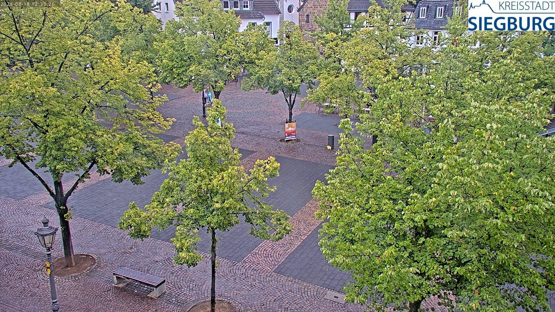 Archiv Foto Webcam Siegburg (Nordrhein-Westfalen) - Blick auf Marktplatz