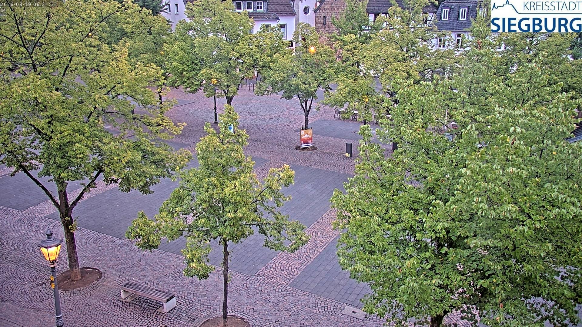 Archiv Foto Webcam Siegburg (Nordrhein-Westfalen) - Blick auf Marktplatz