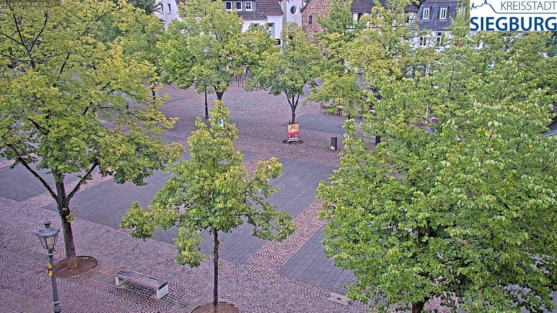 Archiv Foto Webcam Siegburg (Nordrhein-Westfalen) - Blick auf Marktplatz