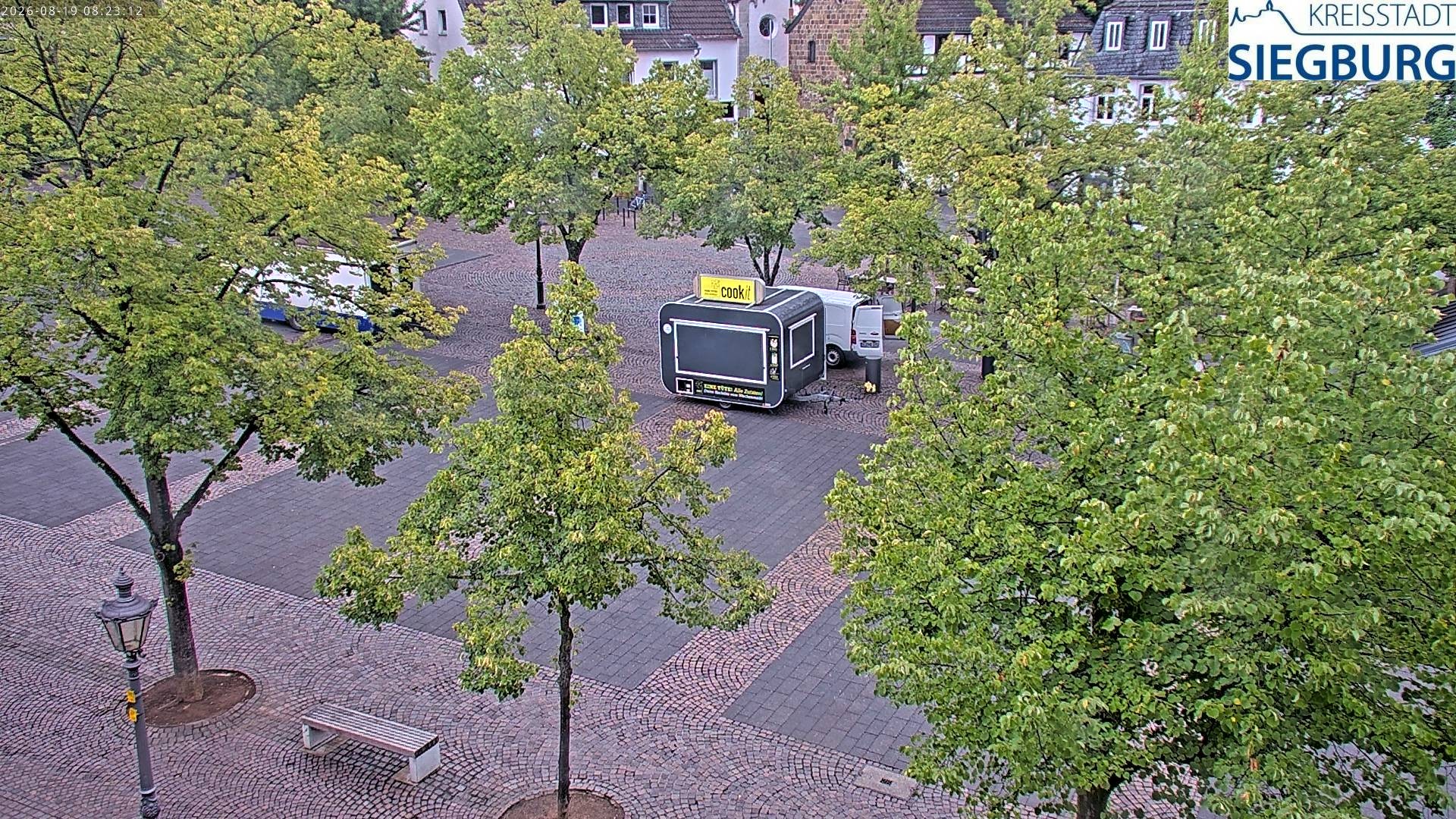 Archiv Foto Webcam Siegburg (Nordrhein-Westfalen) - Blick auf Marktplatz